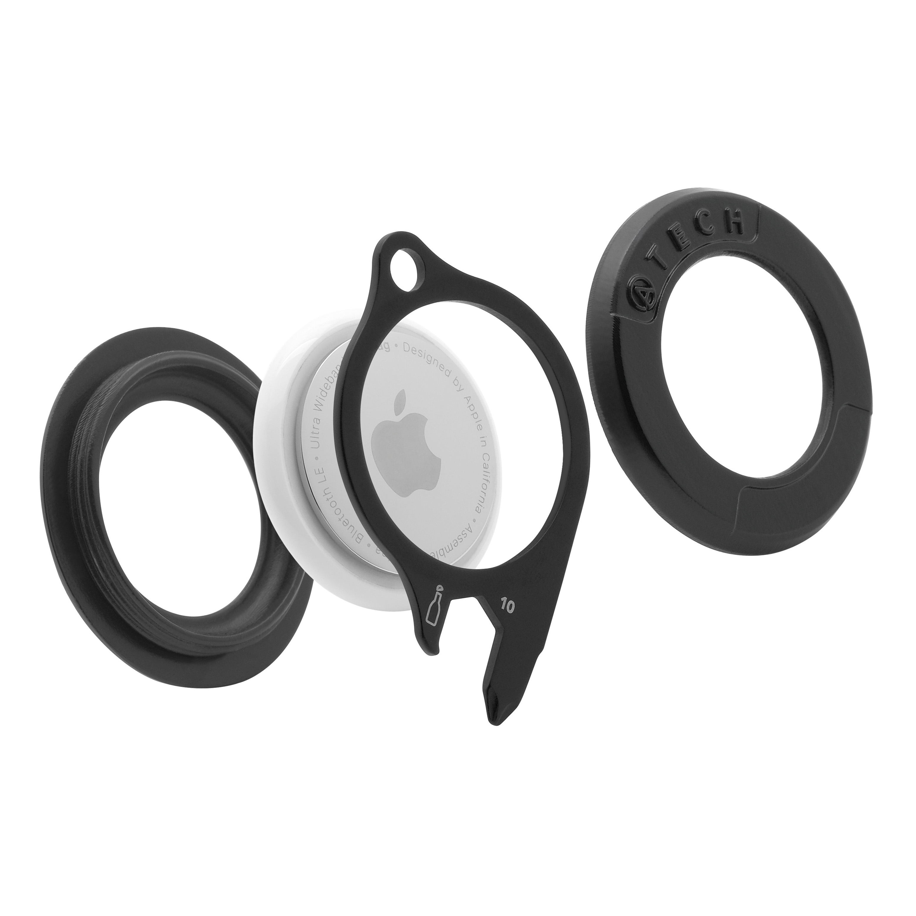 Atech Innovation AirTag Multitool 4in1 Lite Black Keychains & Carabiners Huckberry