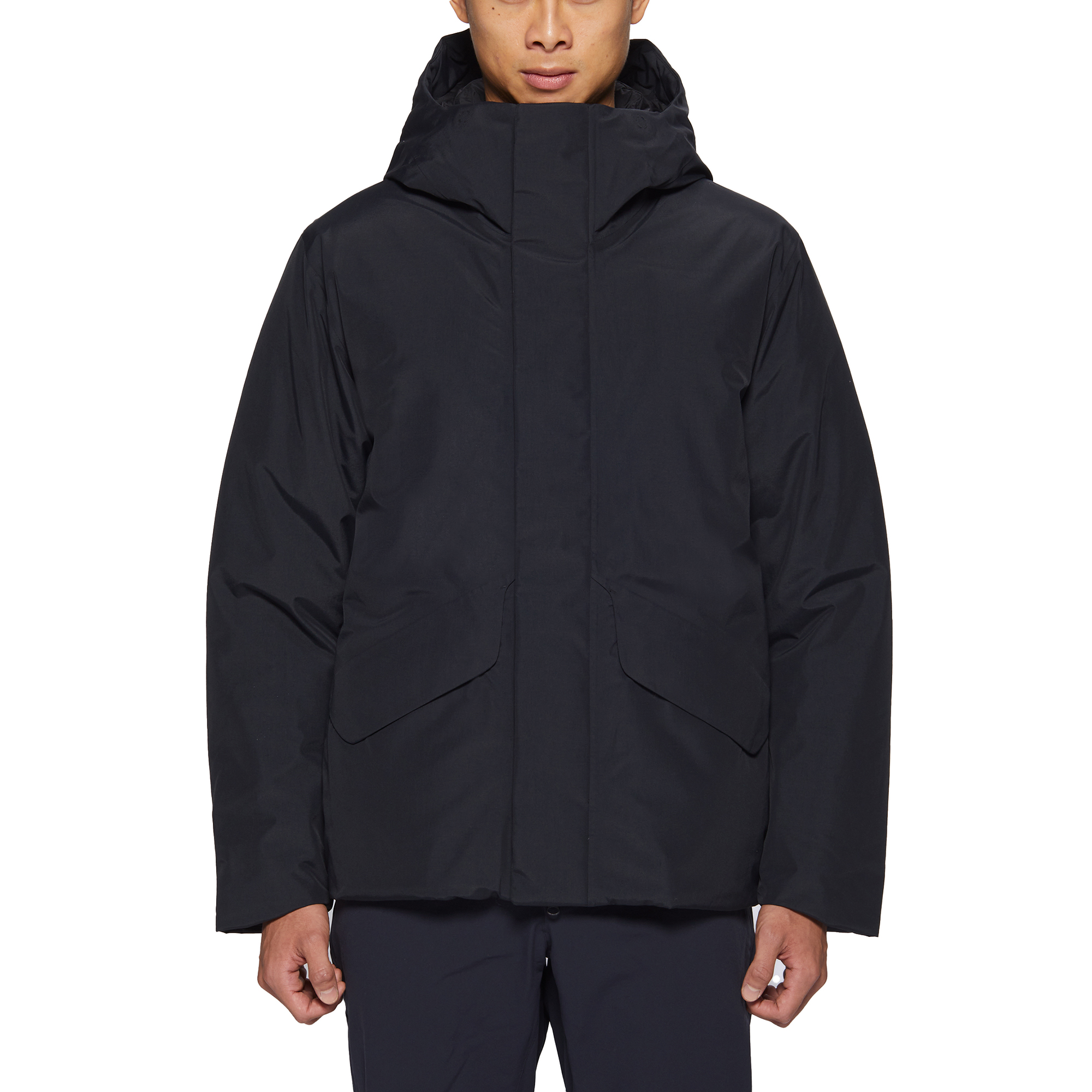 Goldwin GORE-TEX Hooded Down Jacket - Black | Insulated Jackets