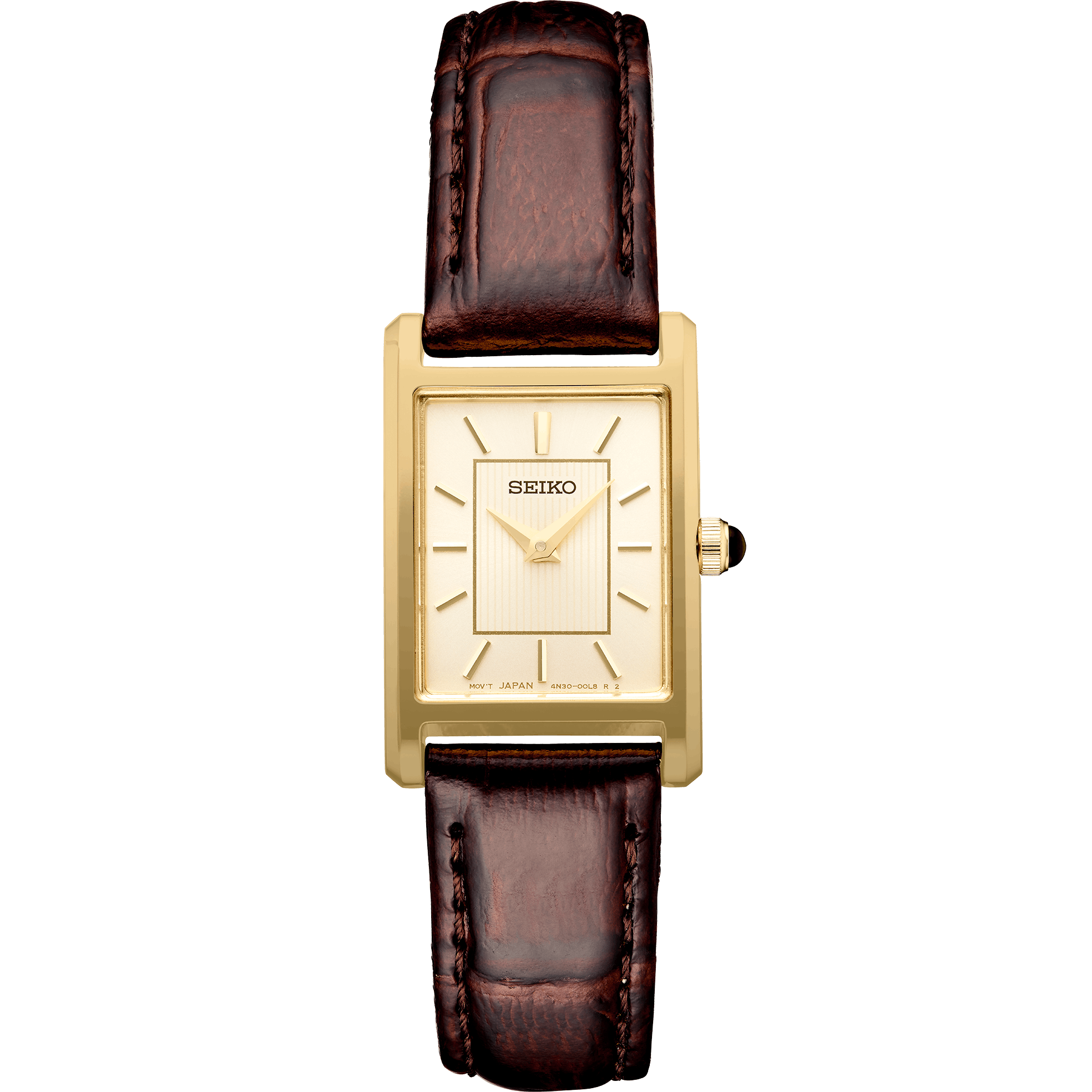 Seiko Women's Leather Essentials Watch - Brown Leather | For Her | Huckberry
