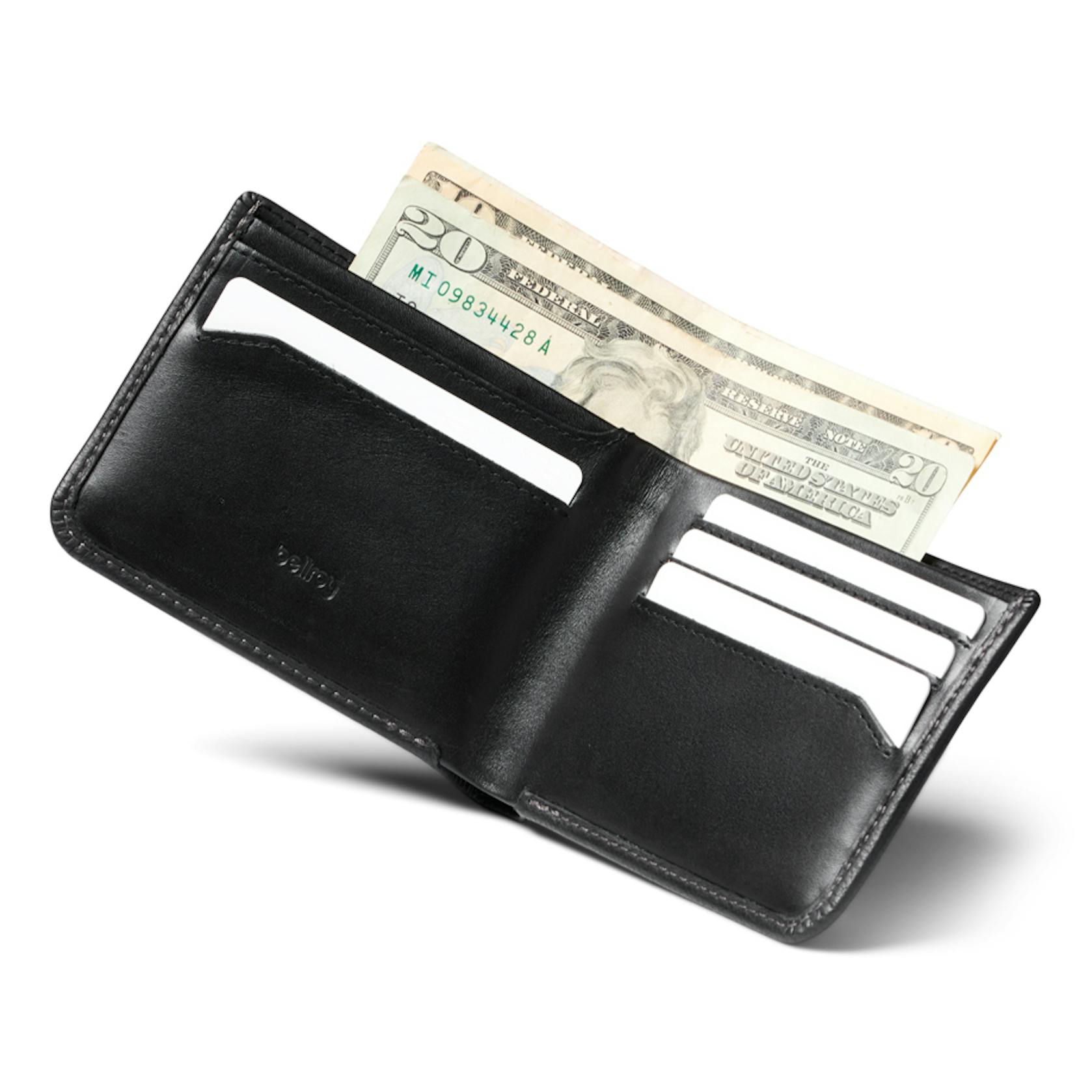 Bellroy Hide & Seek Wallet - Obsidian | Bifold Wallets | Huckberry