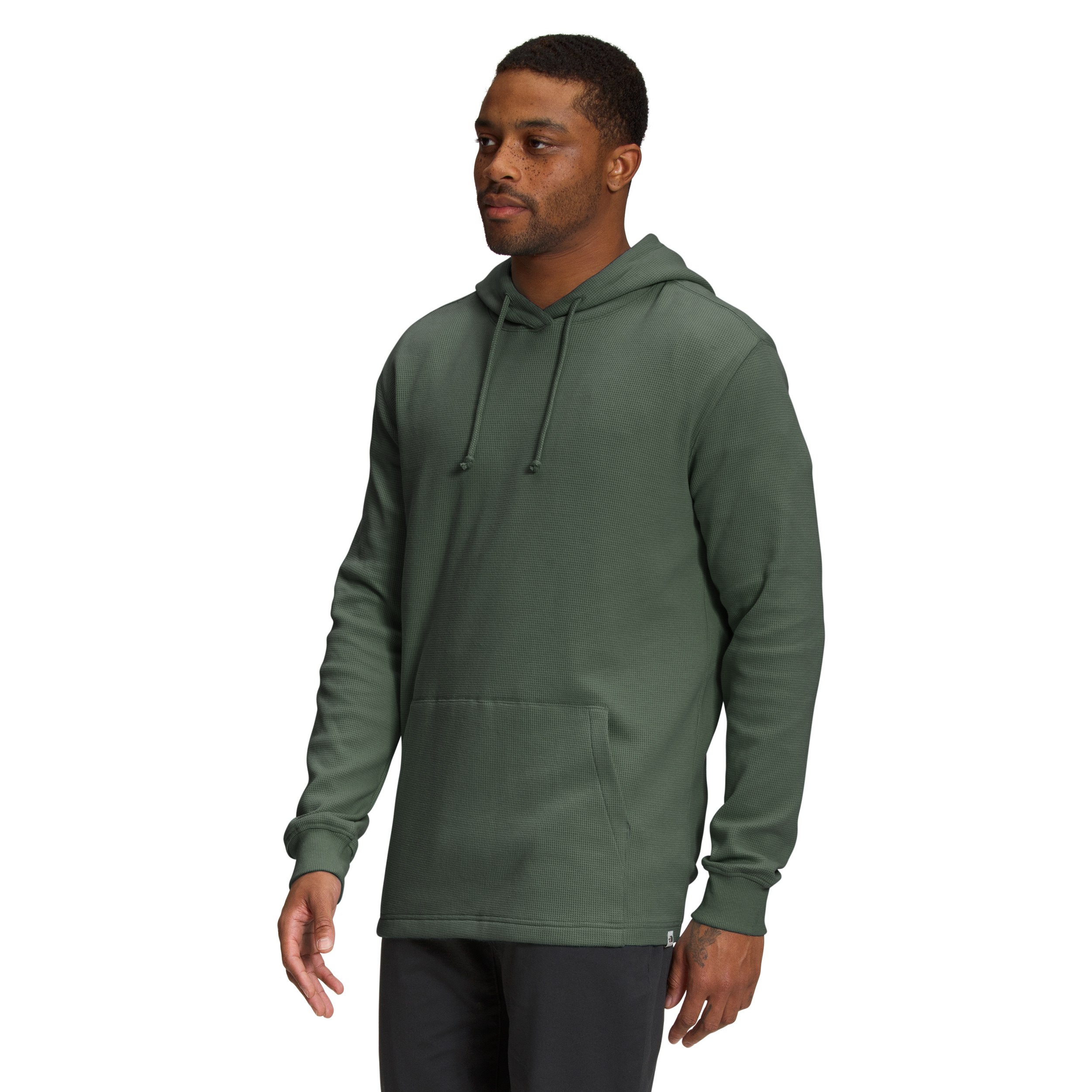 The North Face Waffle Hoodie - Thyme | Pullover Hoodies | Huckberry