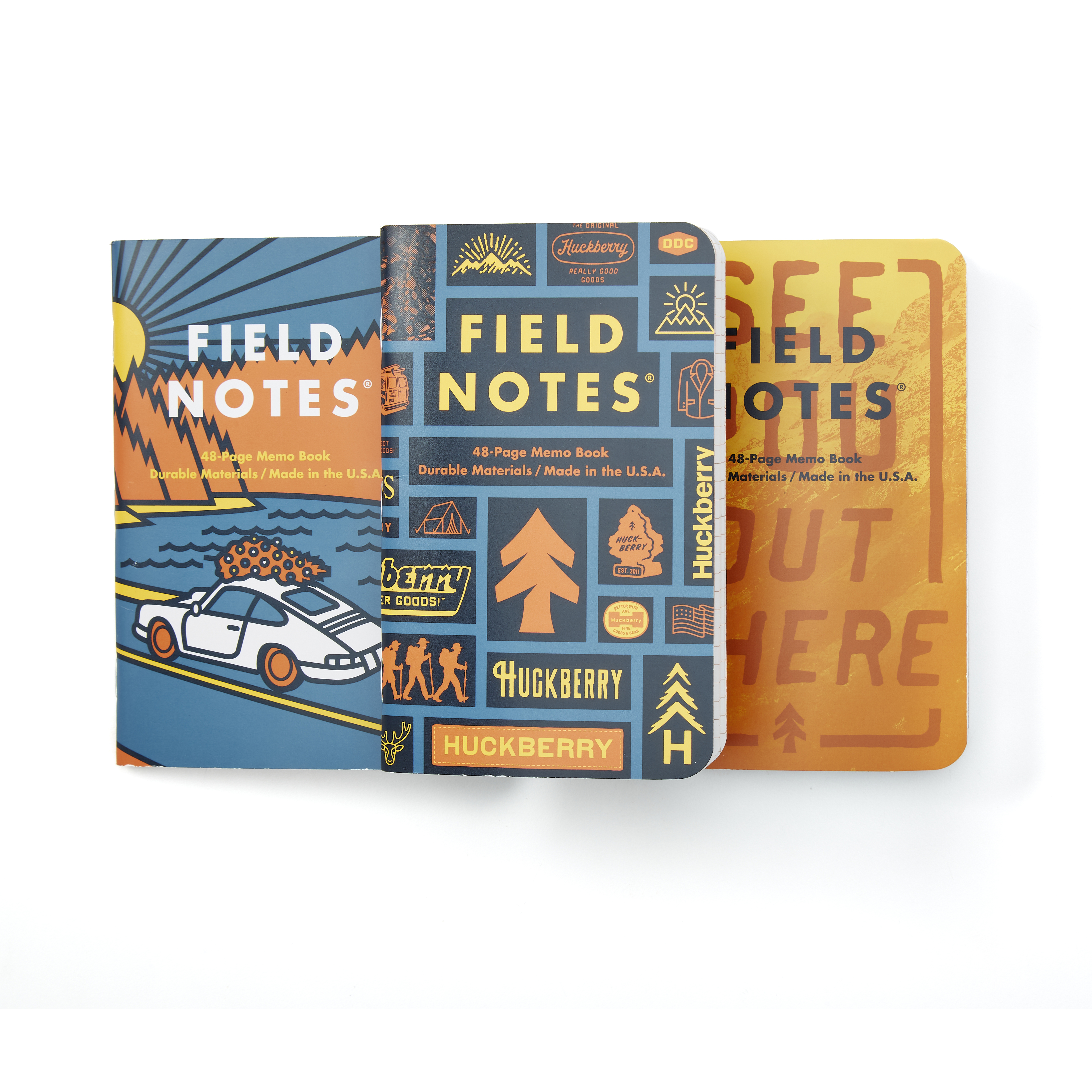 Field Notes Huckberry x Draplin for Field Notes 3Pack 3 Pack