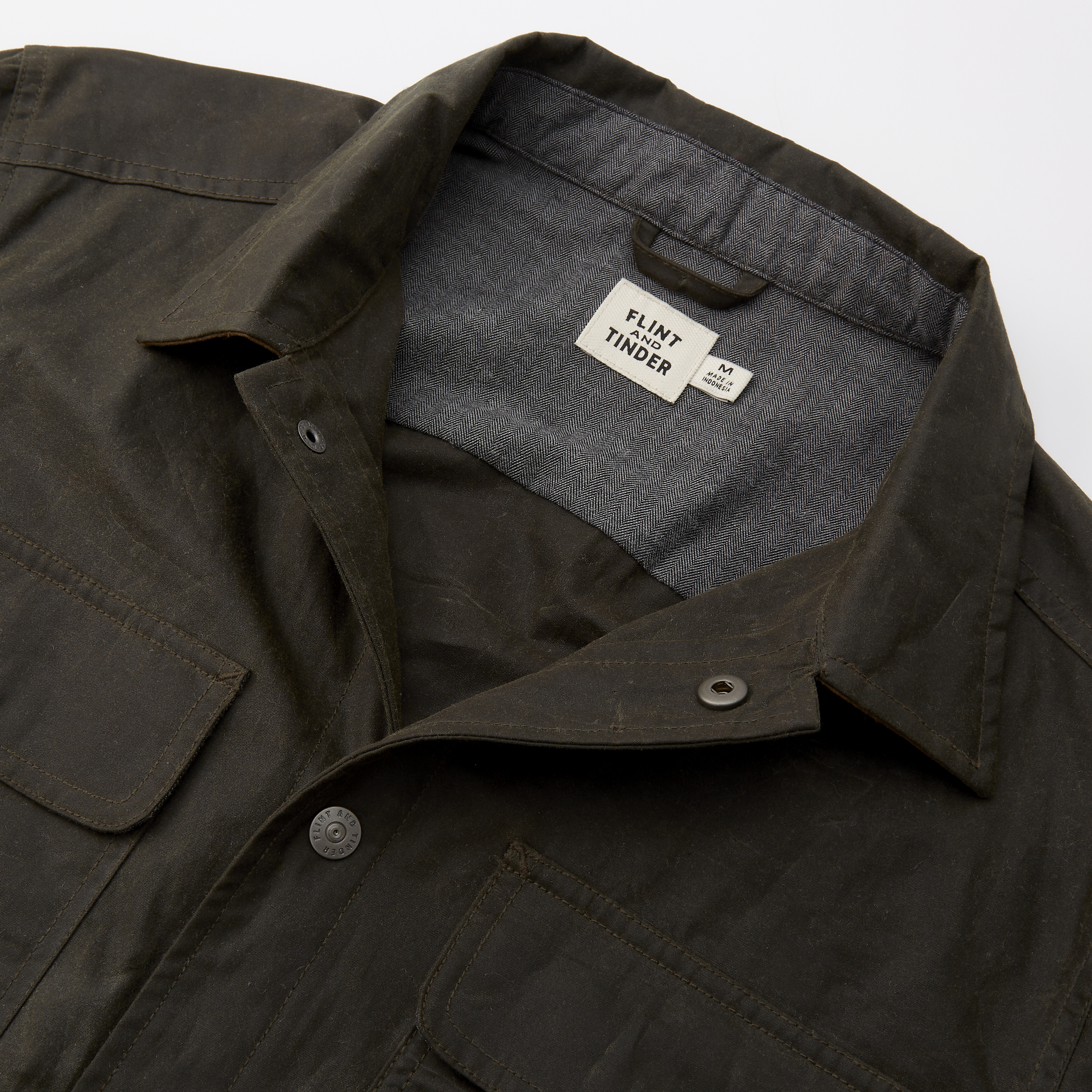 Flint and Tinder The Bighorn Waxed Jacket Forest Waxed Jackets