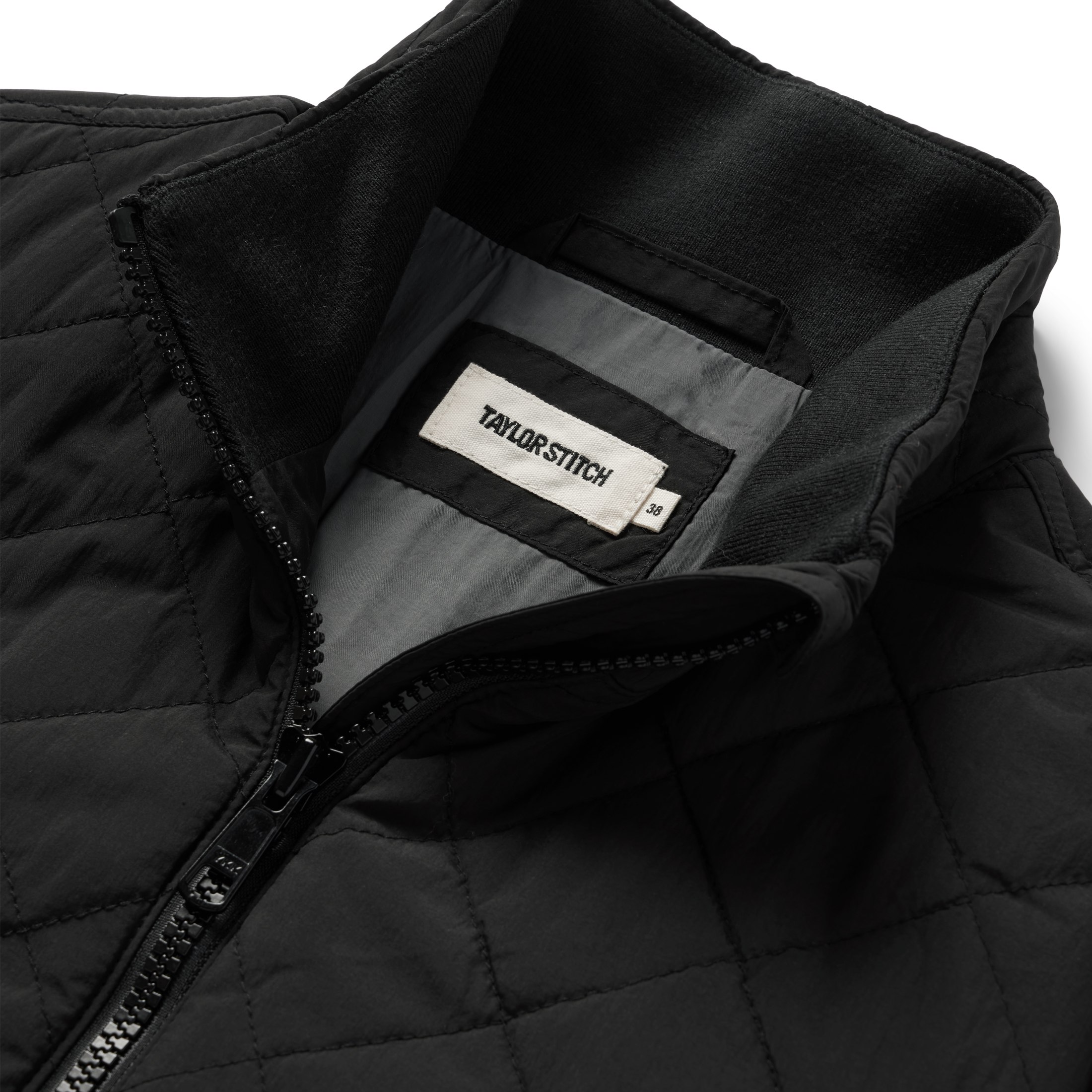 Taylor Stitch Quilted Vertical Jacket - Black | Quilted