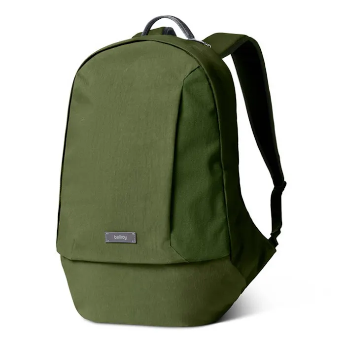 bellroy backpack 20l resistant fabrics made from recycled materials Bellroy Cinch Backpack in Lilac