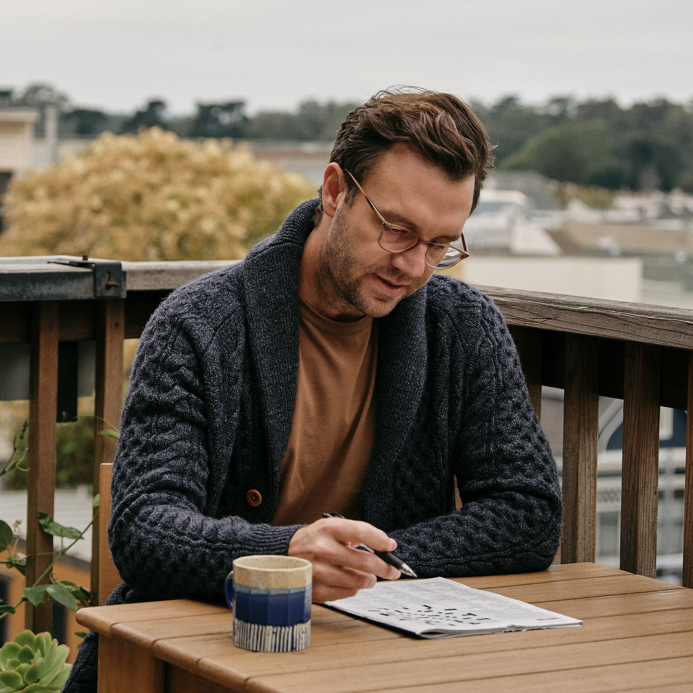 Wills Aran Cable Cardigan Sweater - Cream | Cardigan Sweaters