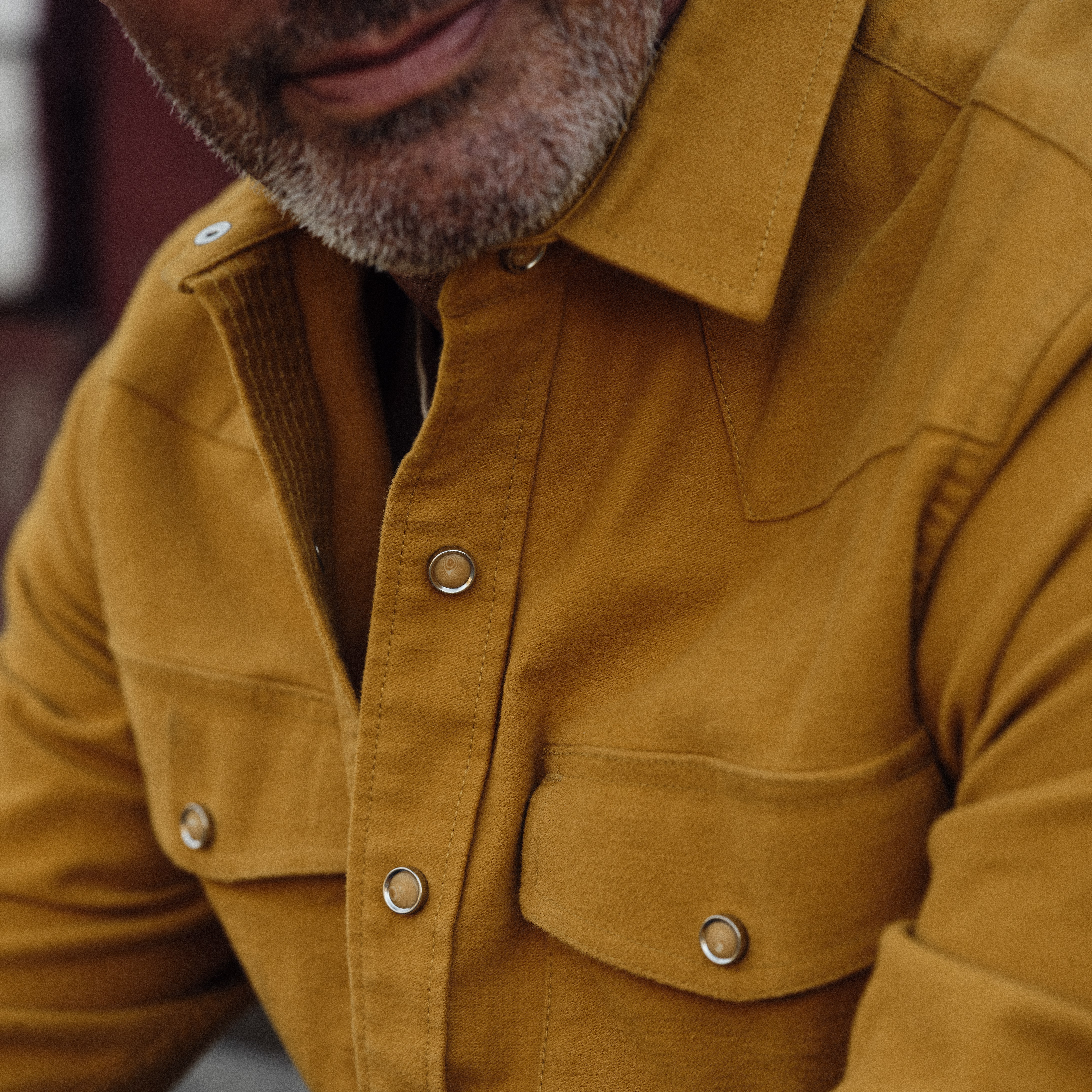 Flint and Tinder Moleskin Western Shirt - Harvest Gold | Long