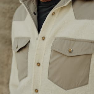 Sherpa Lined Quilted Overshirt
