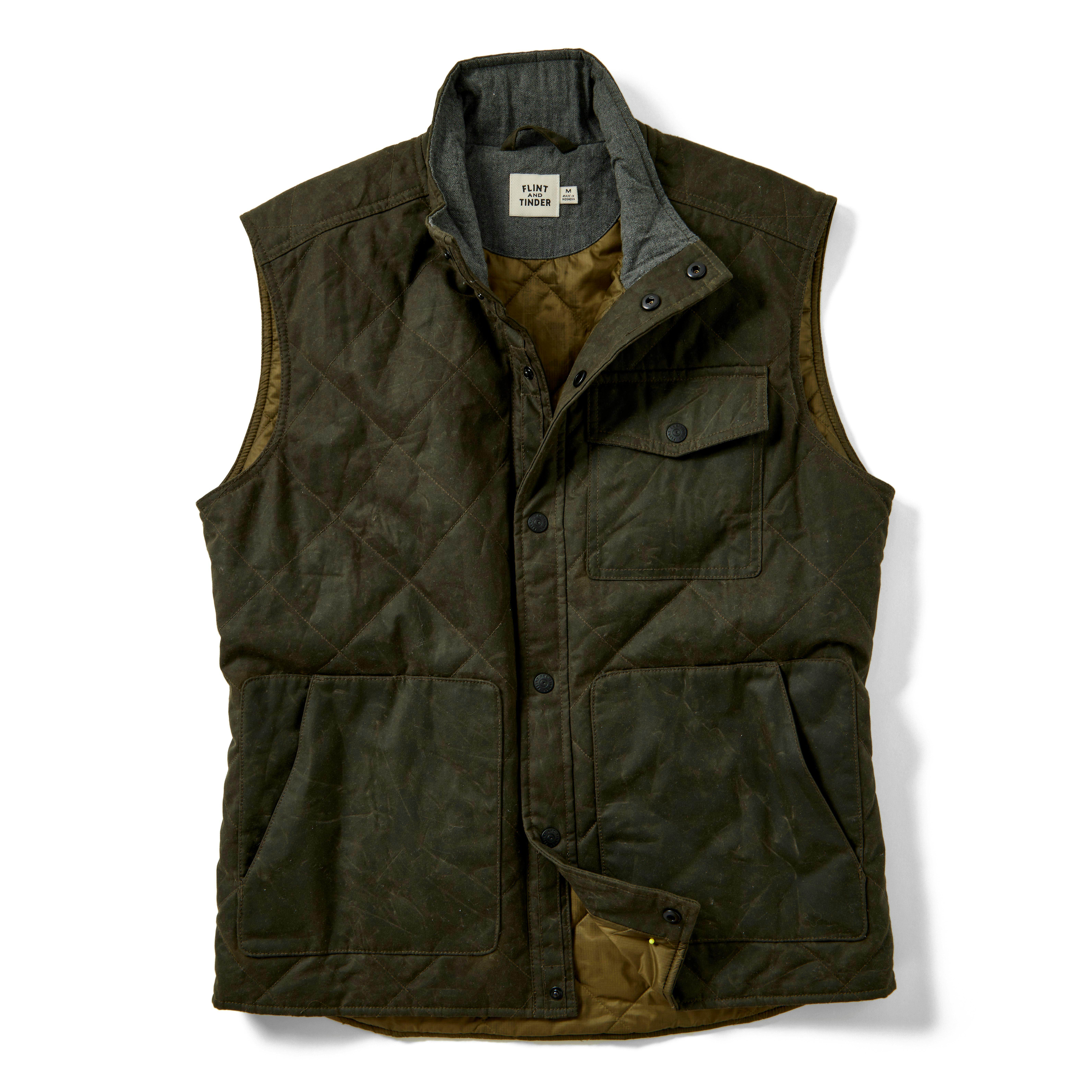 Quilted Waxed Vest