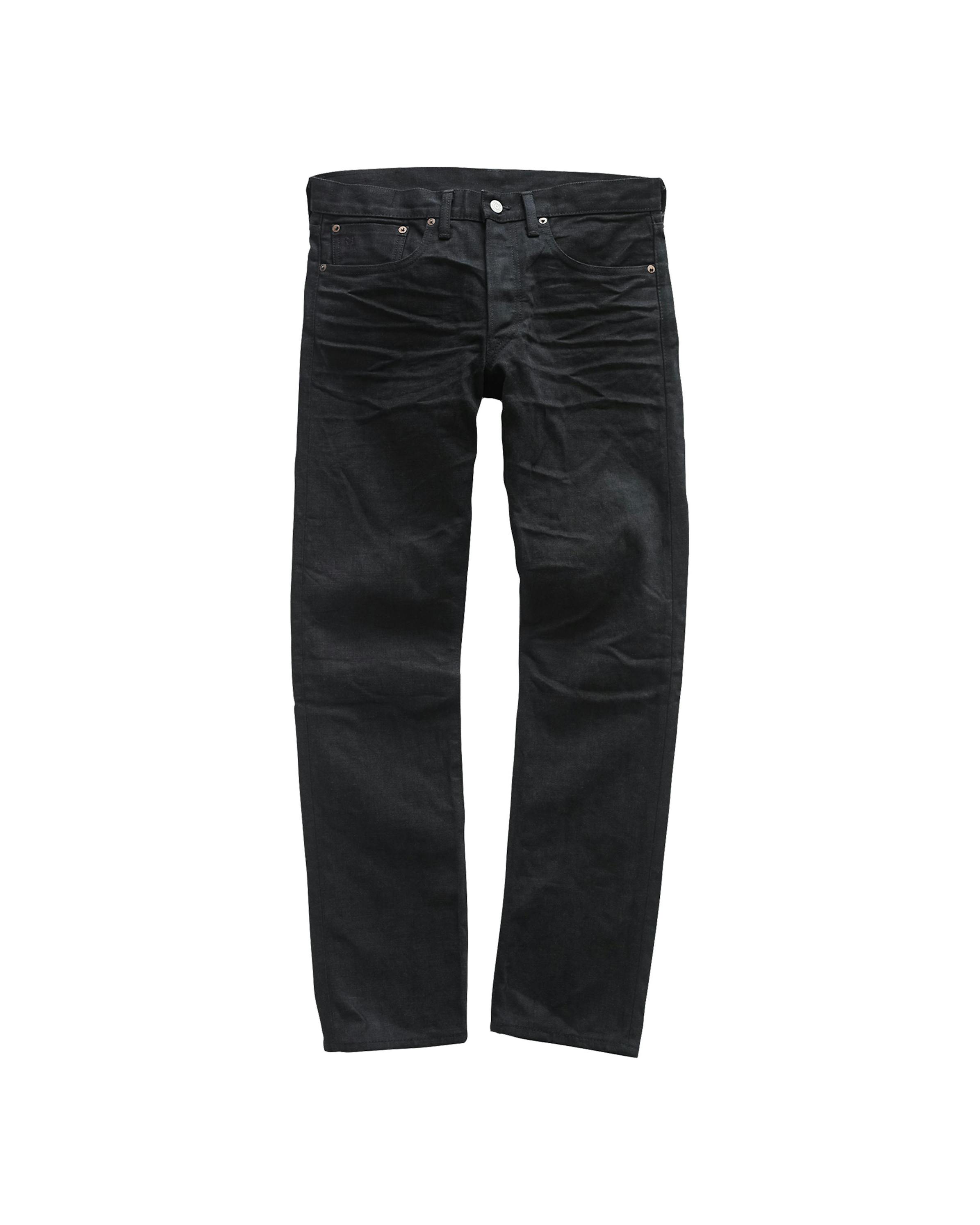 RRL Slim Fit Selvedge Denim Jeans - Black on Black | Jeans | Huckberry