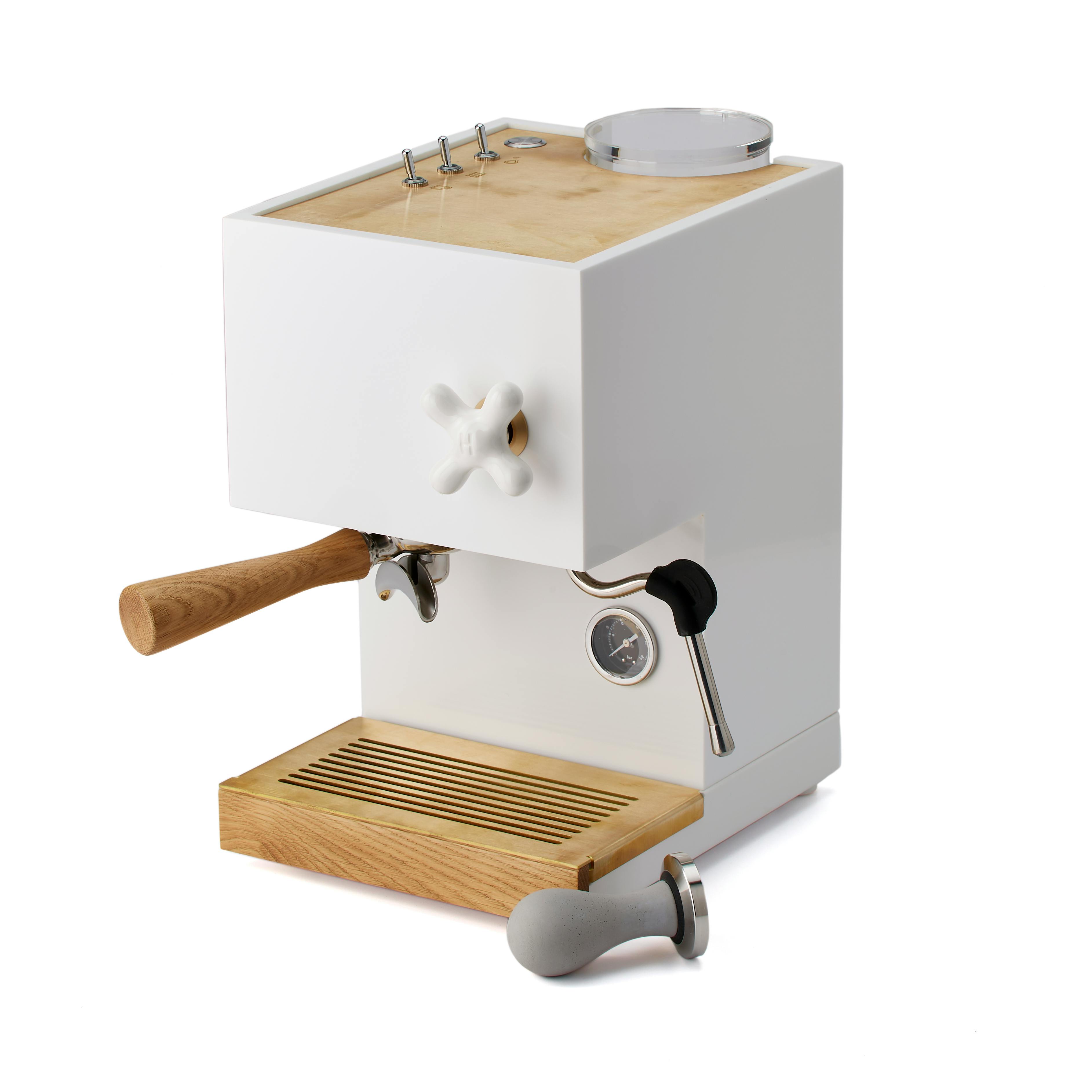 AnZa Espresso Machine - White, Kitchen & Coffee