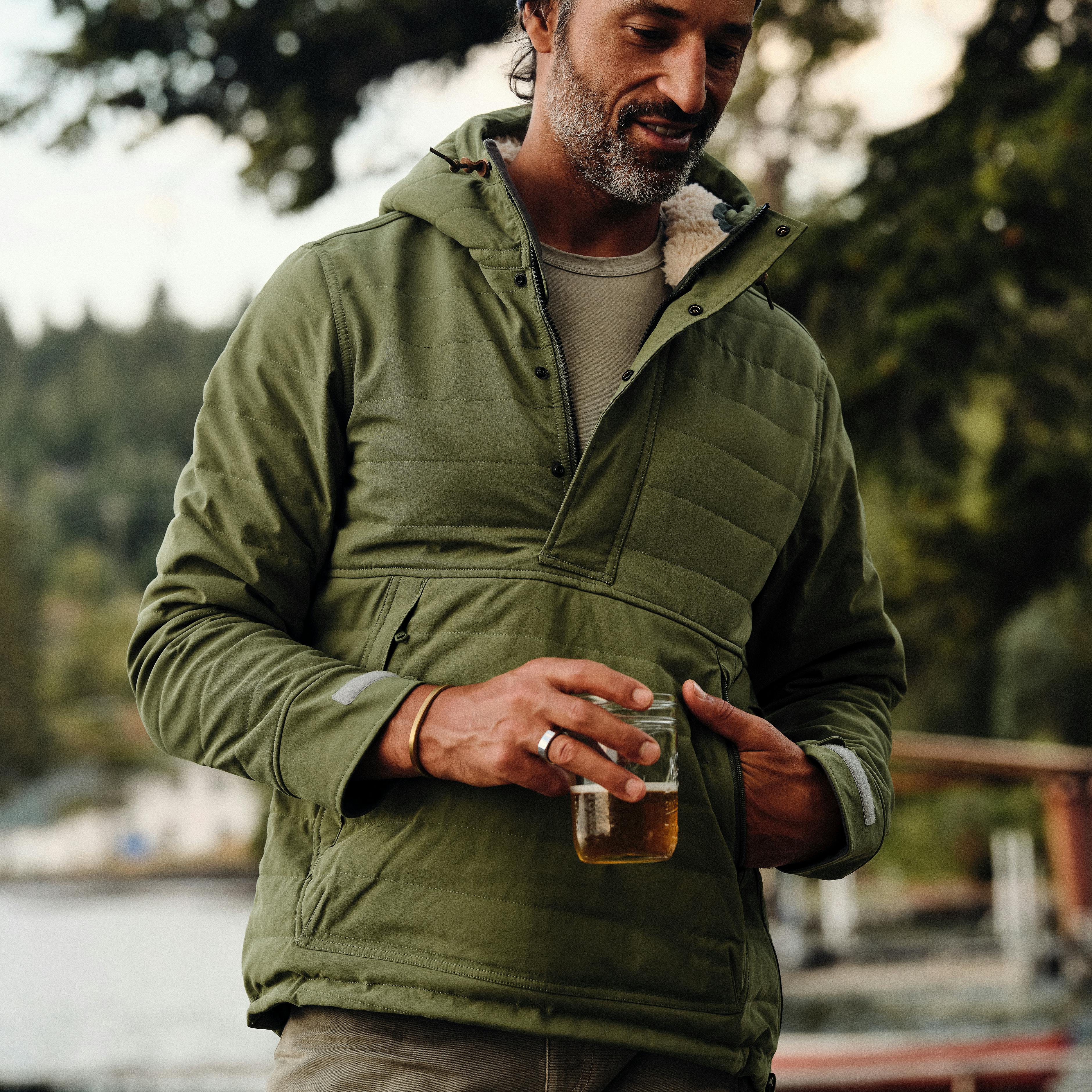 Jackets Huckberry Insulated Anorak - | Exclusive Channel Turf Relwen | Green -