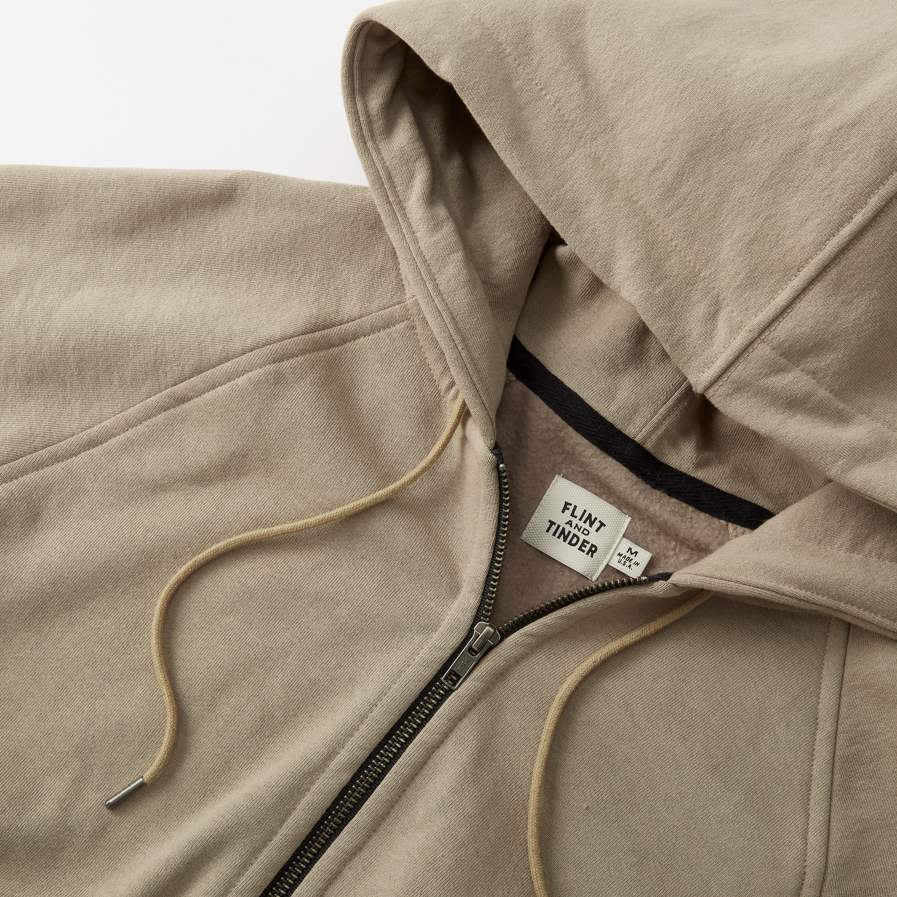 Flint and Tinder 10-Year Full Zip Hoodie - Oak | Full-Zip