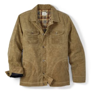 Flannel-Lined Waxed Rancher Jacket
