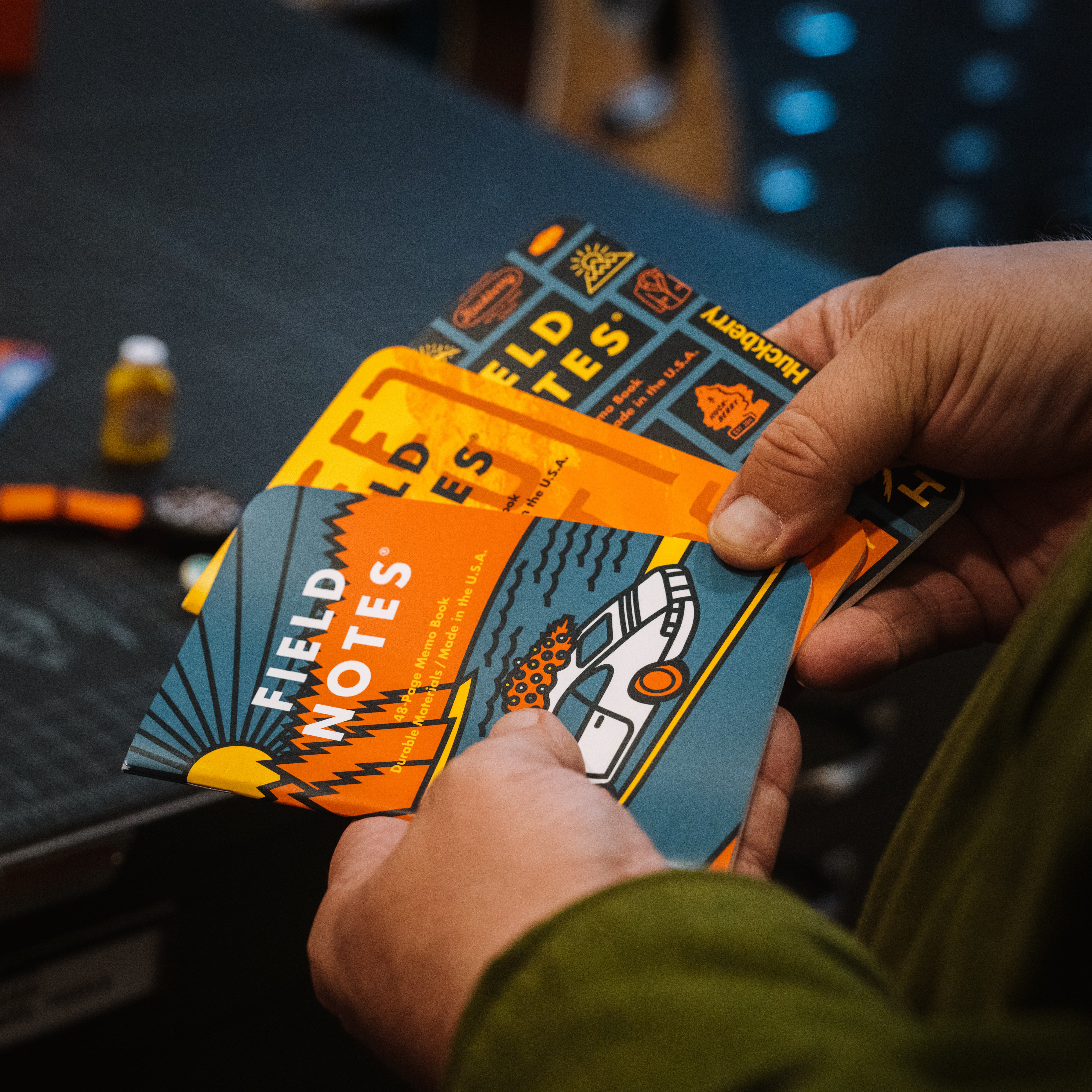 Field Notes | Huckberry x Draplin for Field Notes 3-Pack | 3 Pack | Size: One Size | Audio and Tech | Everyday Carry