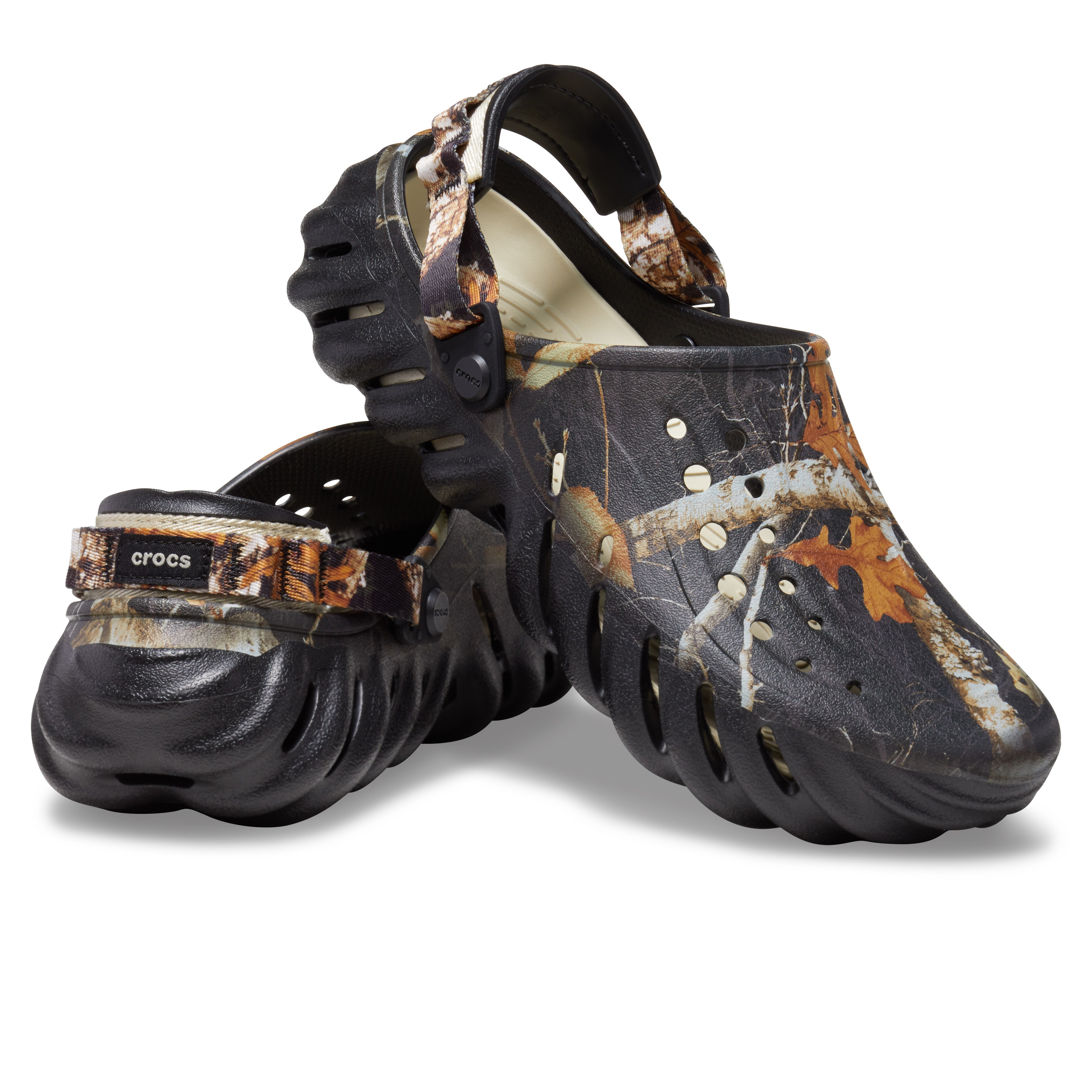 Crocs Crocs Echo Realtree Clog - Black | Sandals | Huckberry