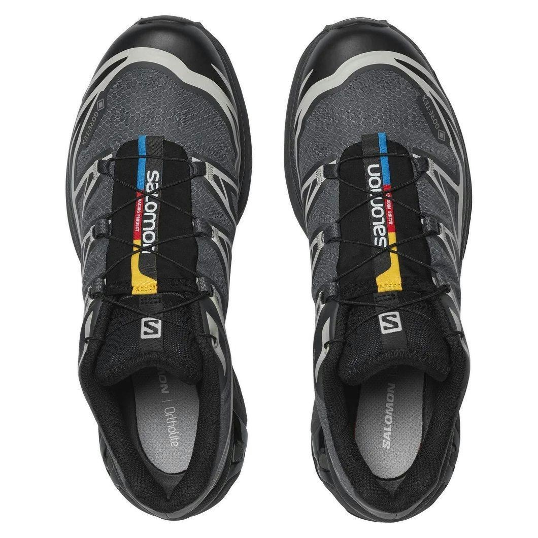 Salomon XT-6 GTX Sneaker - | Rock Huckberry Black/Ebony/Lunar Sneakers | Trail