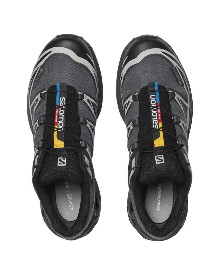 Salomon XT-6 GTX Sneaker - Black/Ebony/Lunar Rock | Trail Sneakers |  Huckberry