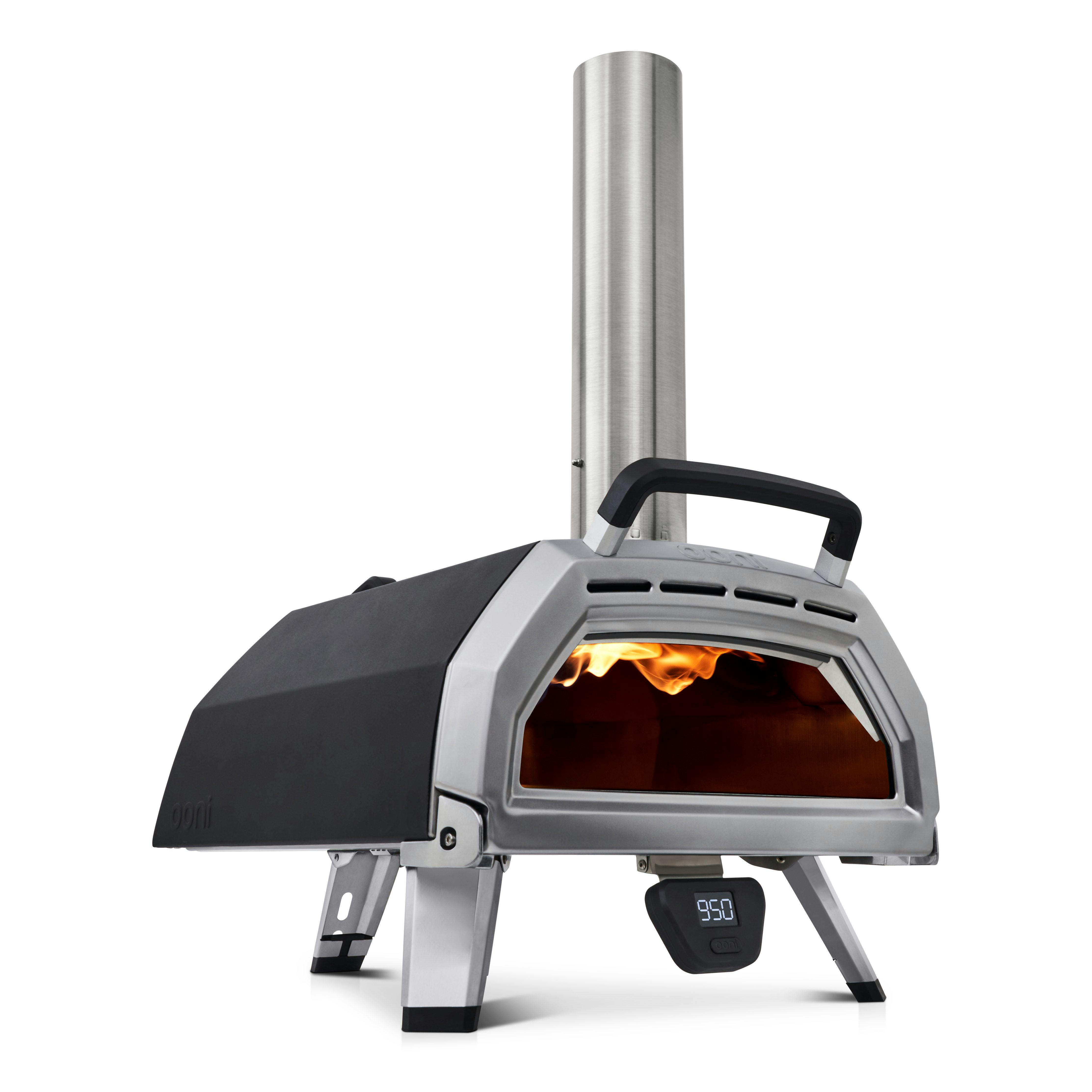 Ooni Ooni Karu 16 Wood and Charcoal-Fired Portable Pizza Oven - Black, Backyard