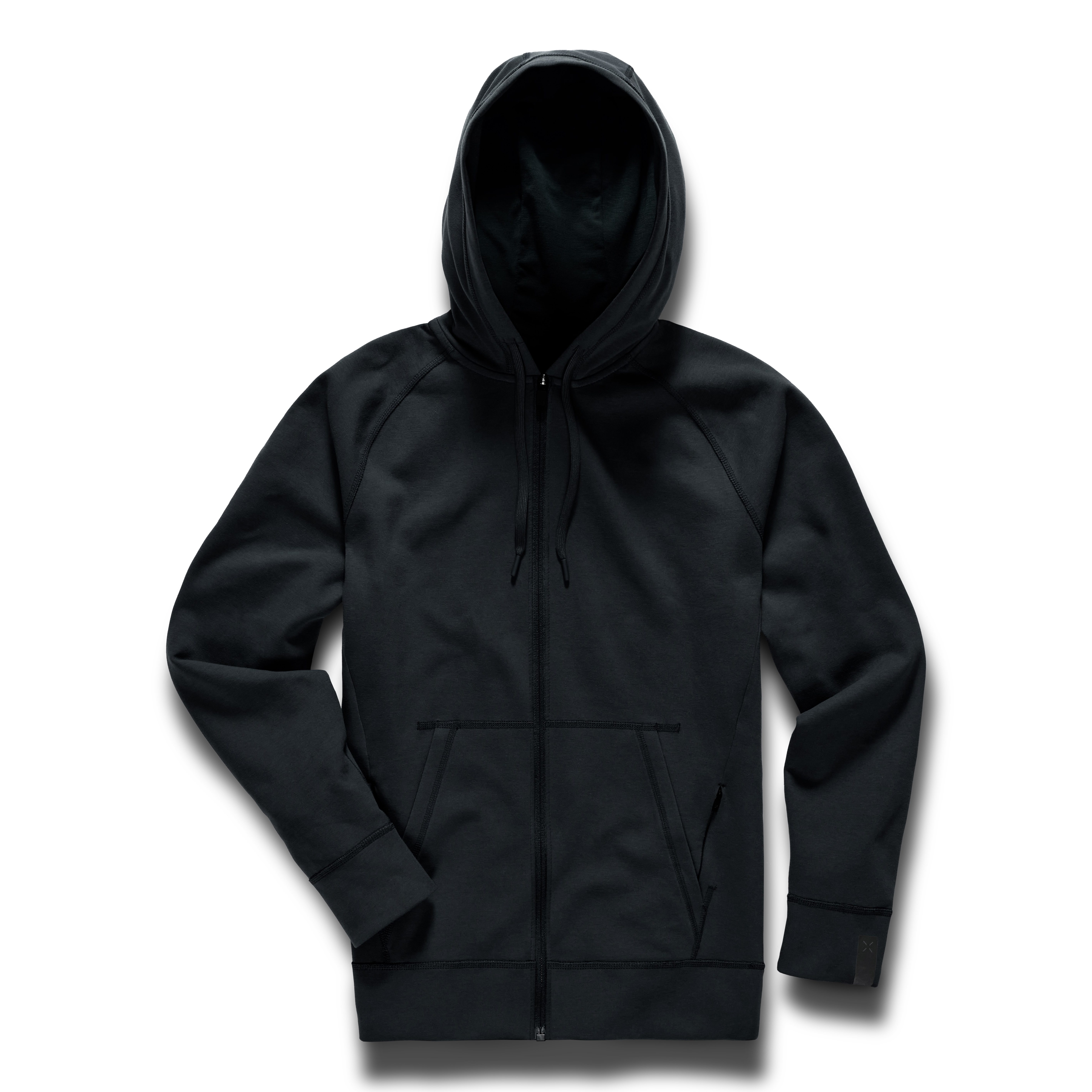 Ten Thousand Midweight Tech Full Zip Hoodie - Black | Full-Zip