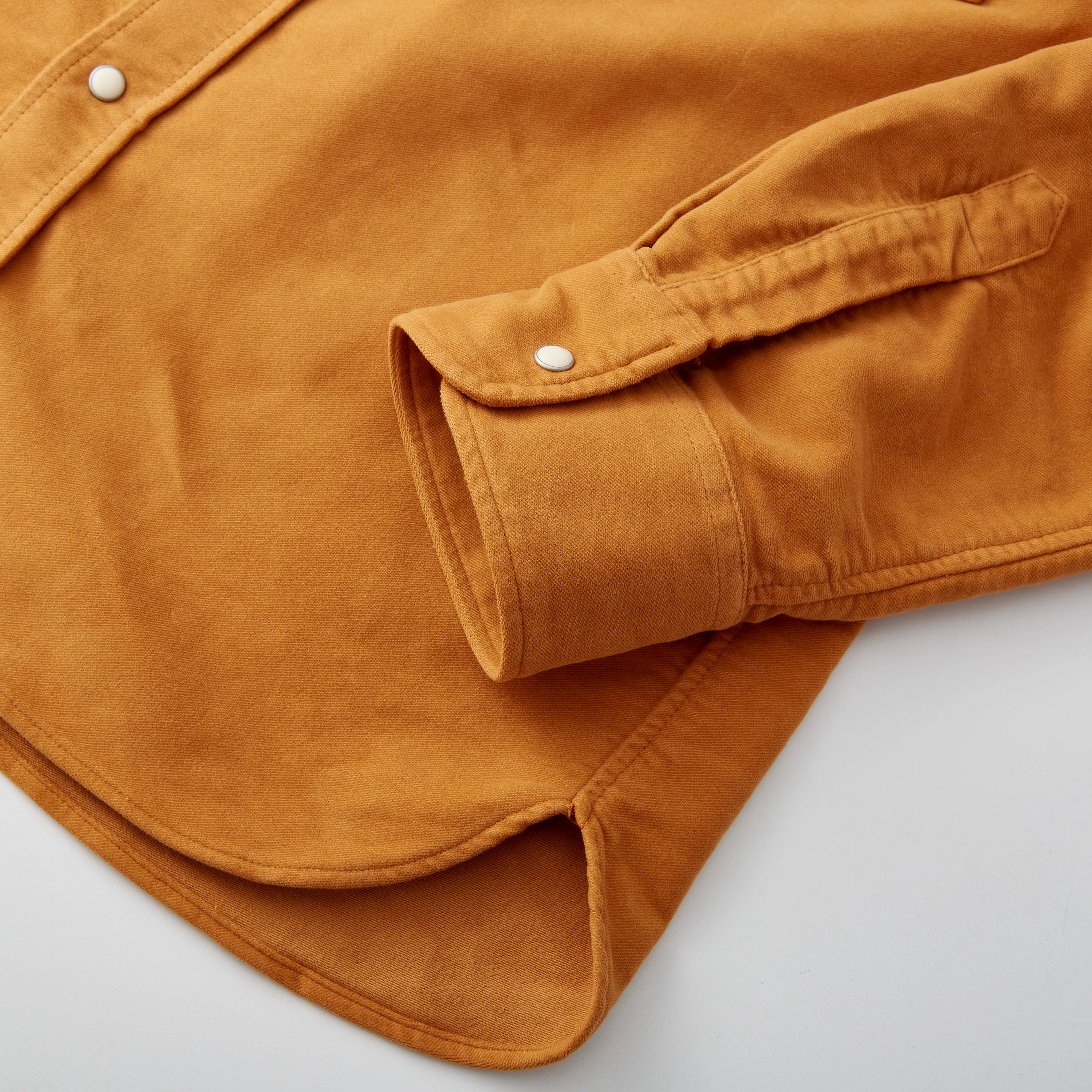 Wythe New York Moleskin Shirt - Exclusive - Duck Brown | Long 
