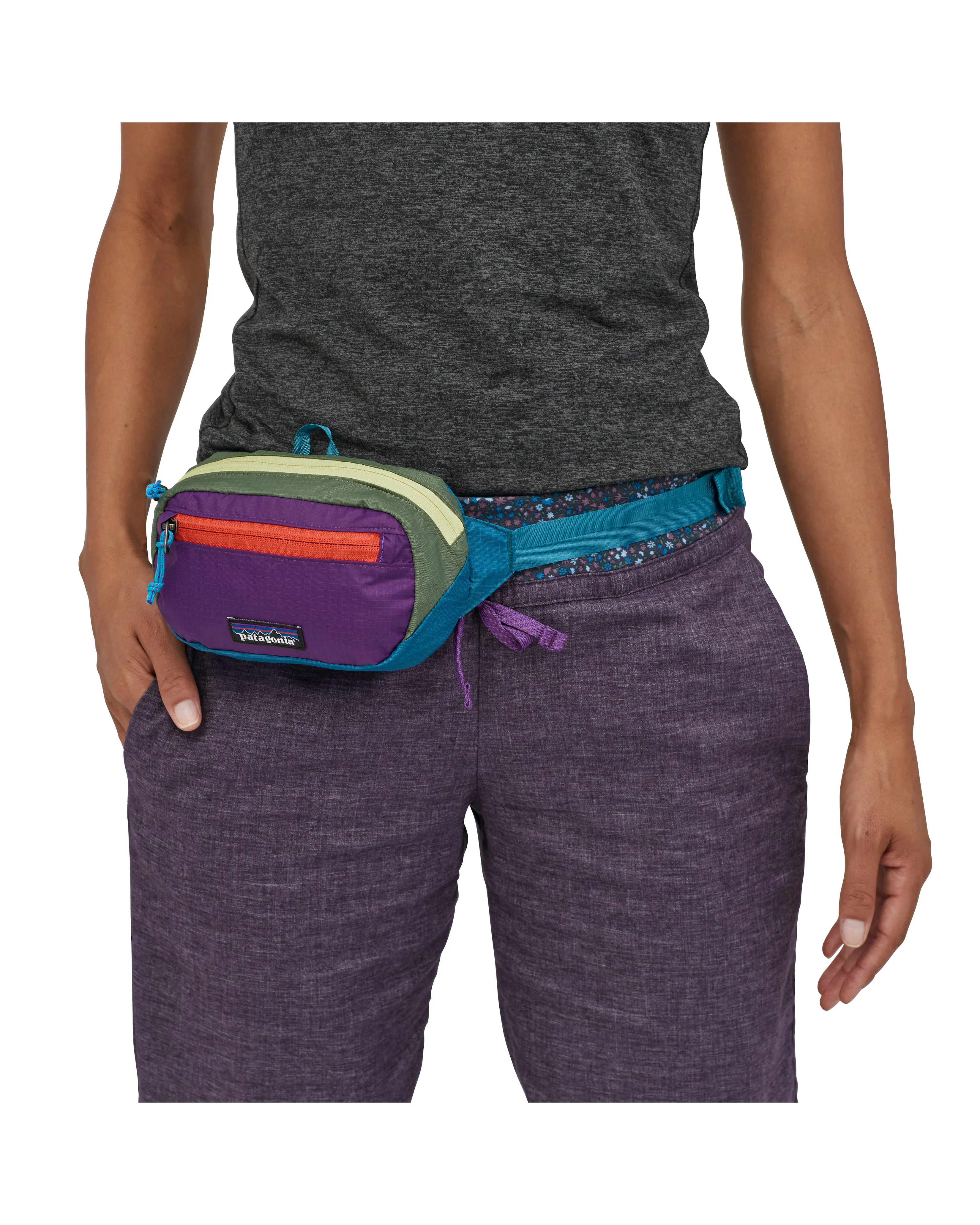 patagonia ultralight black hole mini hip pack purple Passage Blue resistant and highly packable Multicolor Patagonia Ultralight Black Hole
