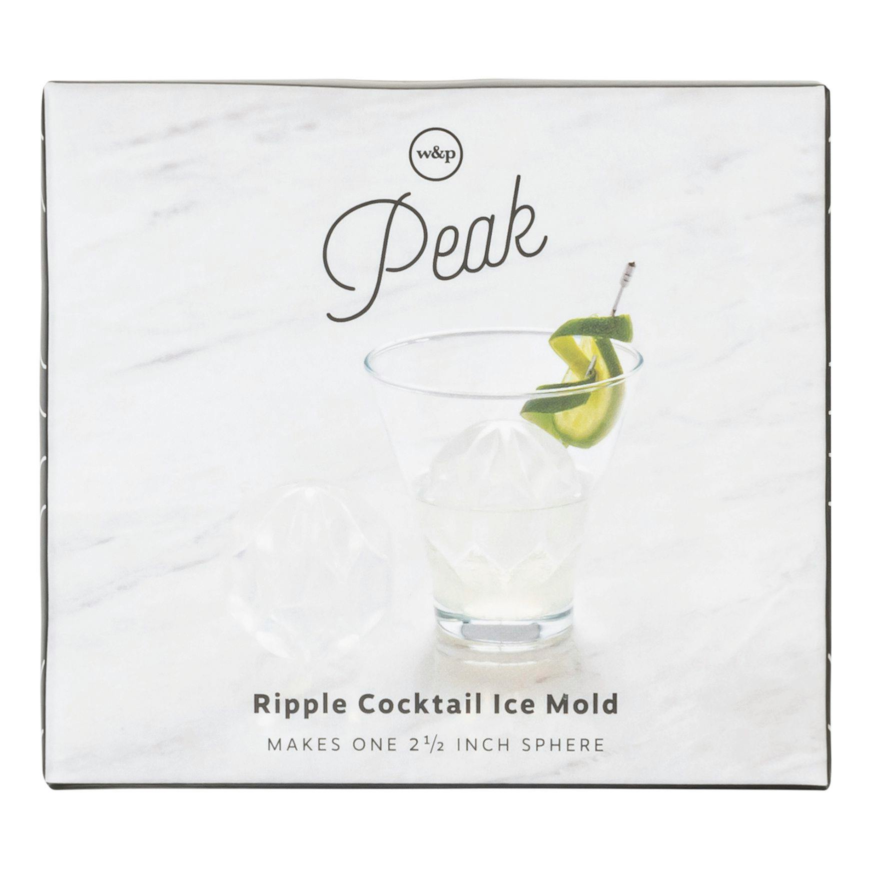 W&P Peak Ripple Cocktail ice Mold