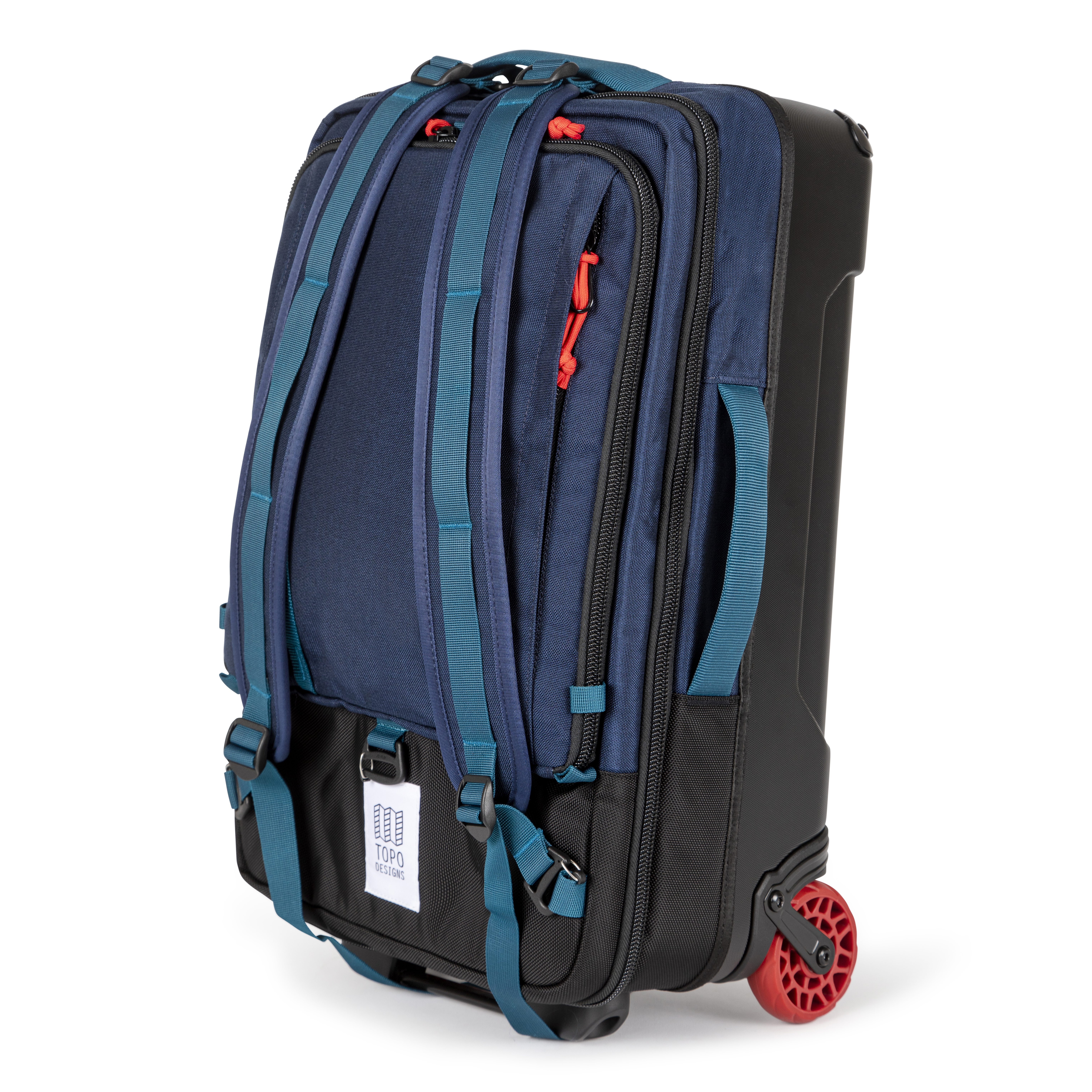 Topo Designs Global Travel Bag Rolling Luggage 44L Navy All