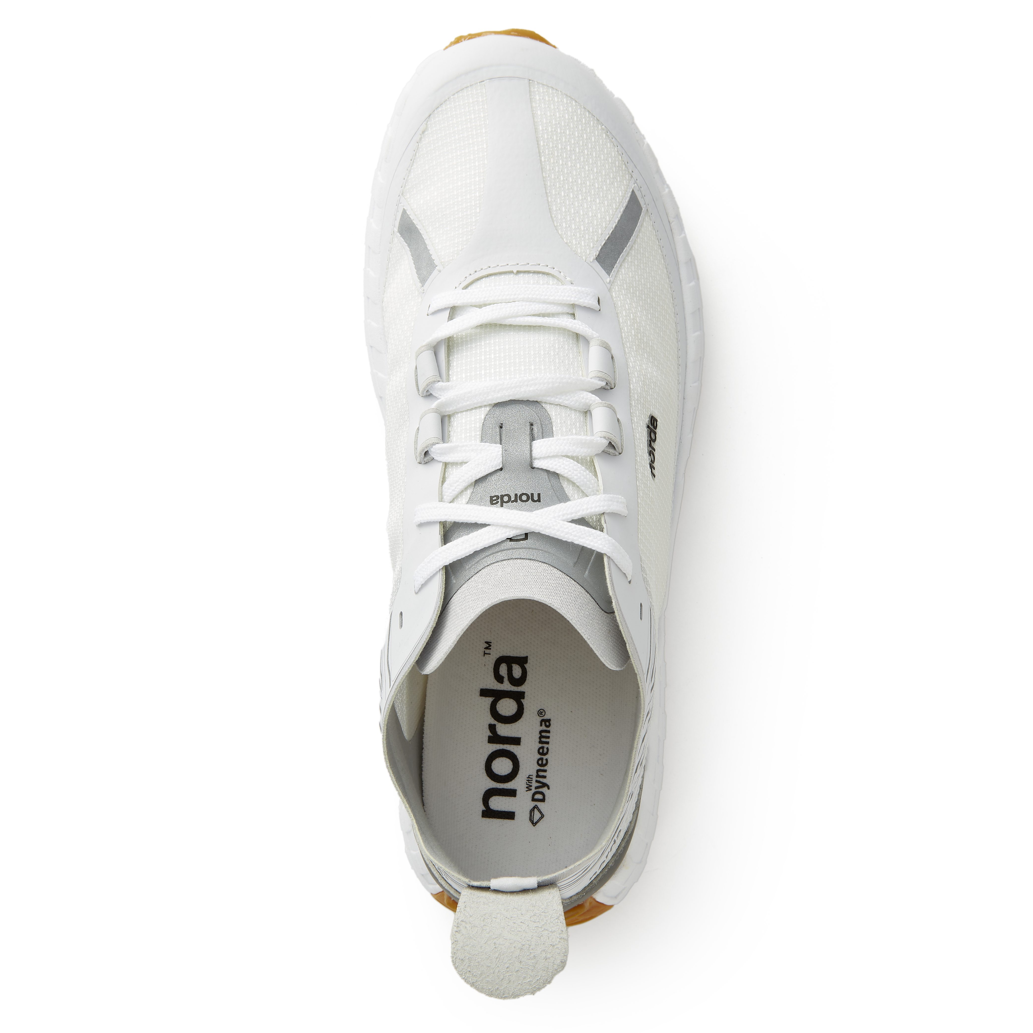 Norda 001 Trail Running Sneaker - White/Gum | Performance