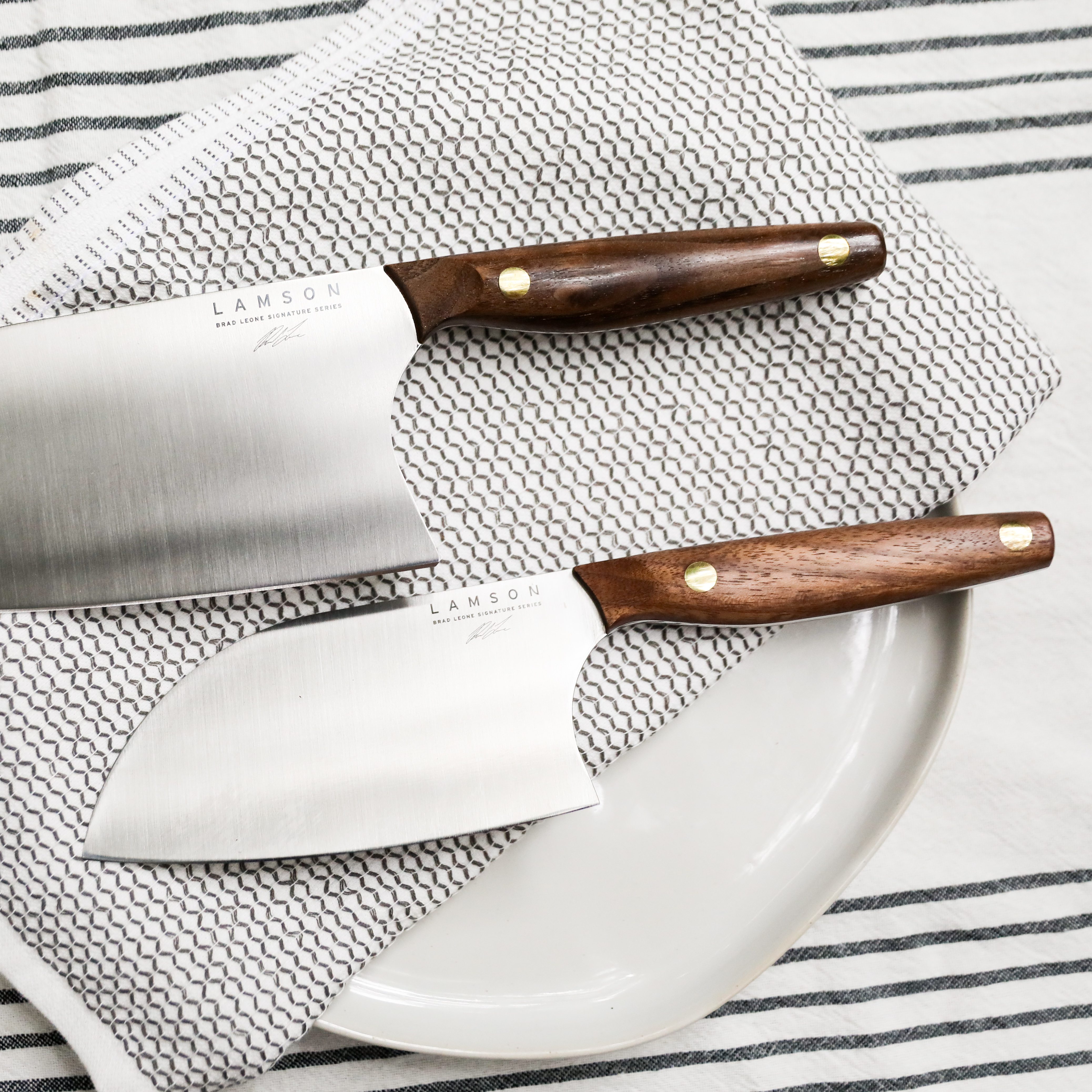 Brad Leone "Bad Boy" 8" Chinese Santoku Cleaver - Thumbnail 5