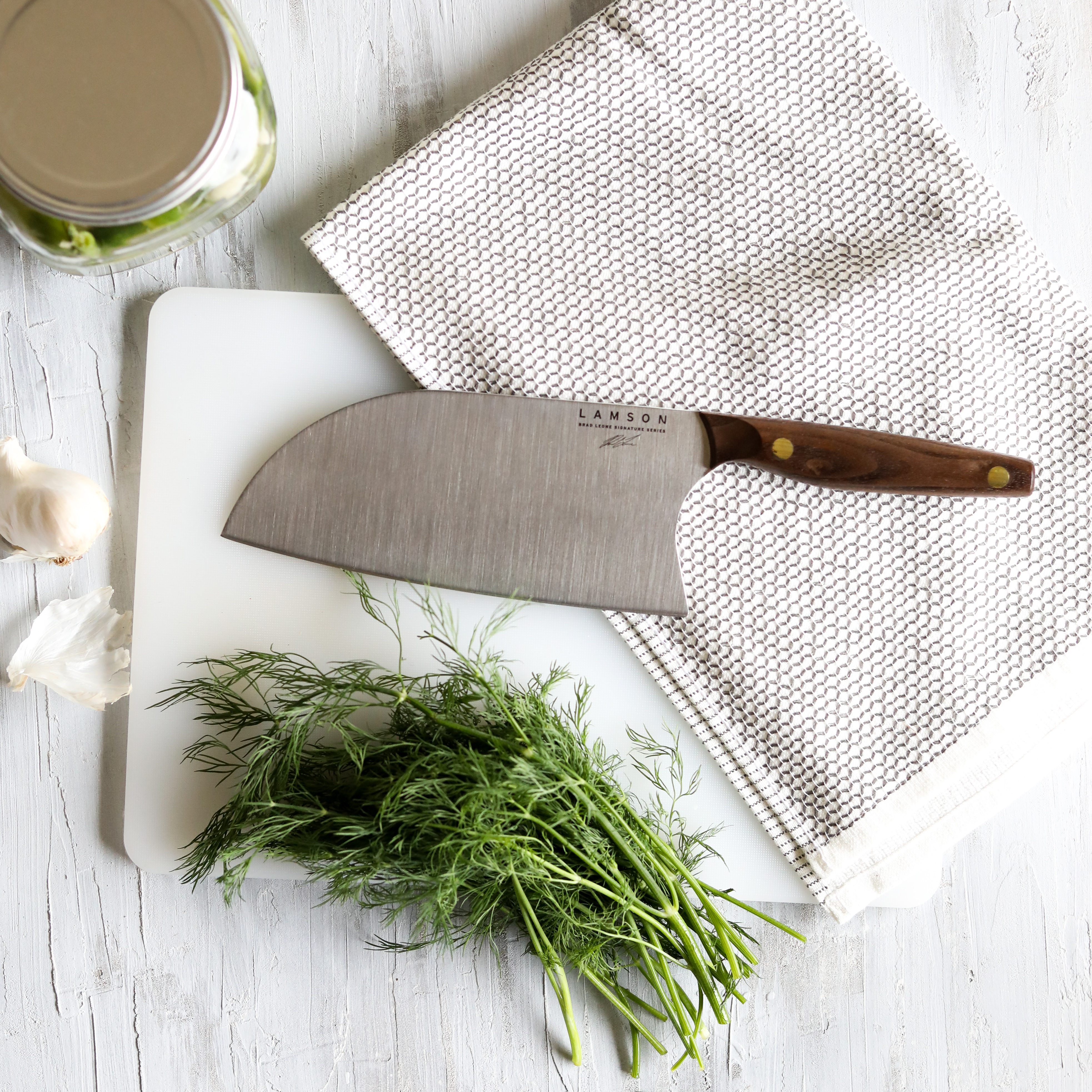 Brad Leone "Bad Boy" 8" Chinese Santoku Cleaver - Thumbnail 3