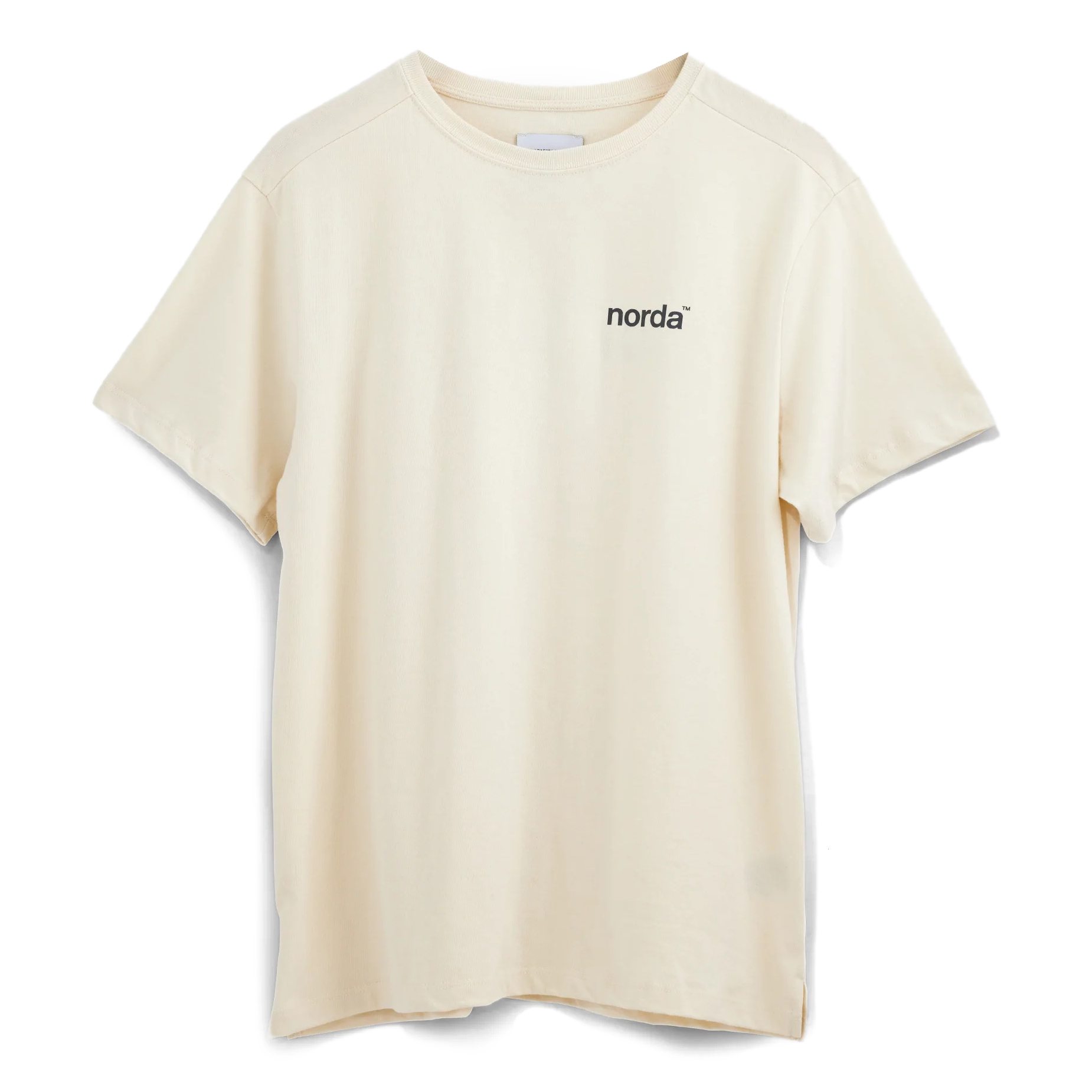 Norda Unisex Organic Cotton T-Shirt - Cream/Grey | T-Shirts