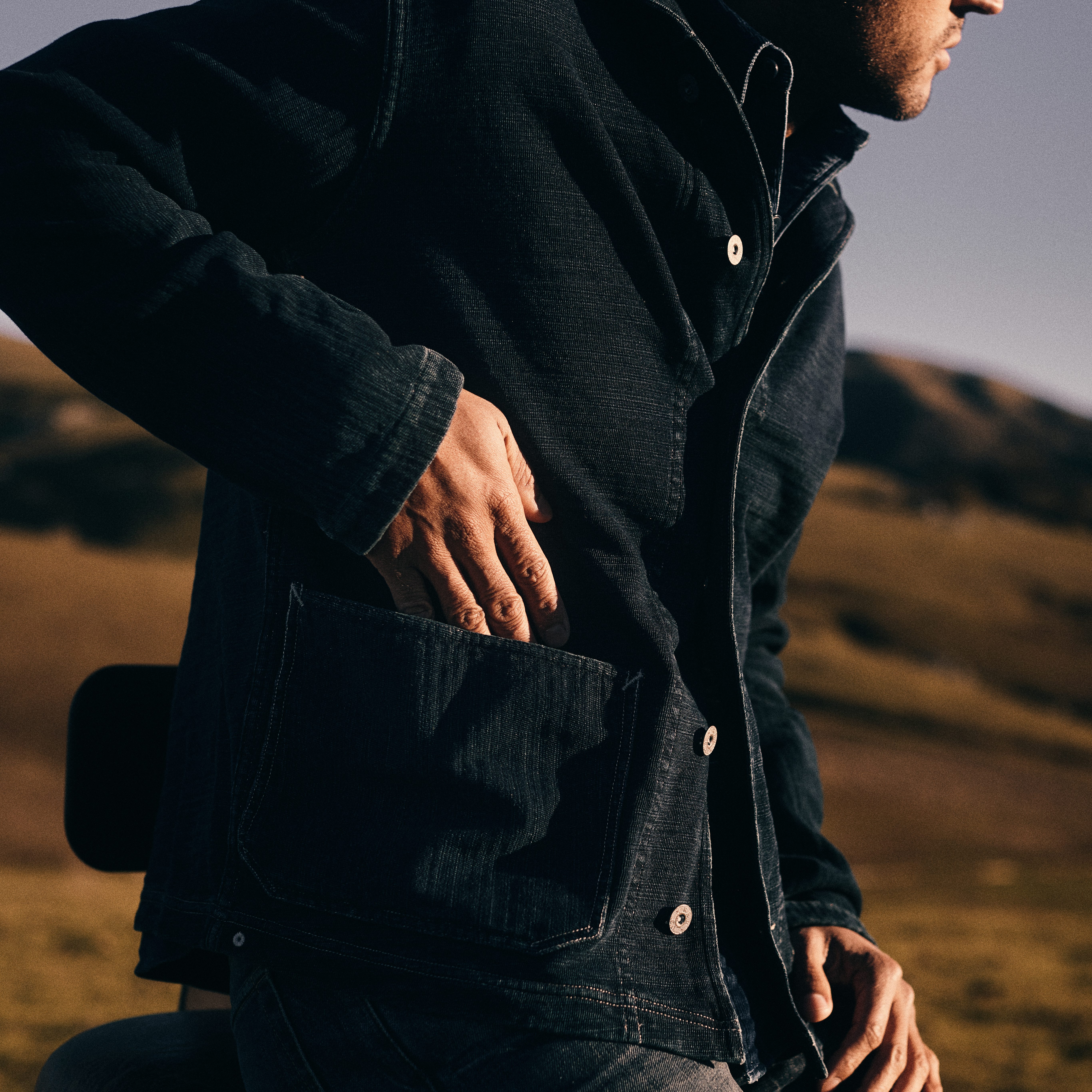 RRL Indigo Dungaree Jacket - Indigo | Field Jackets | Huckberry