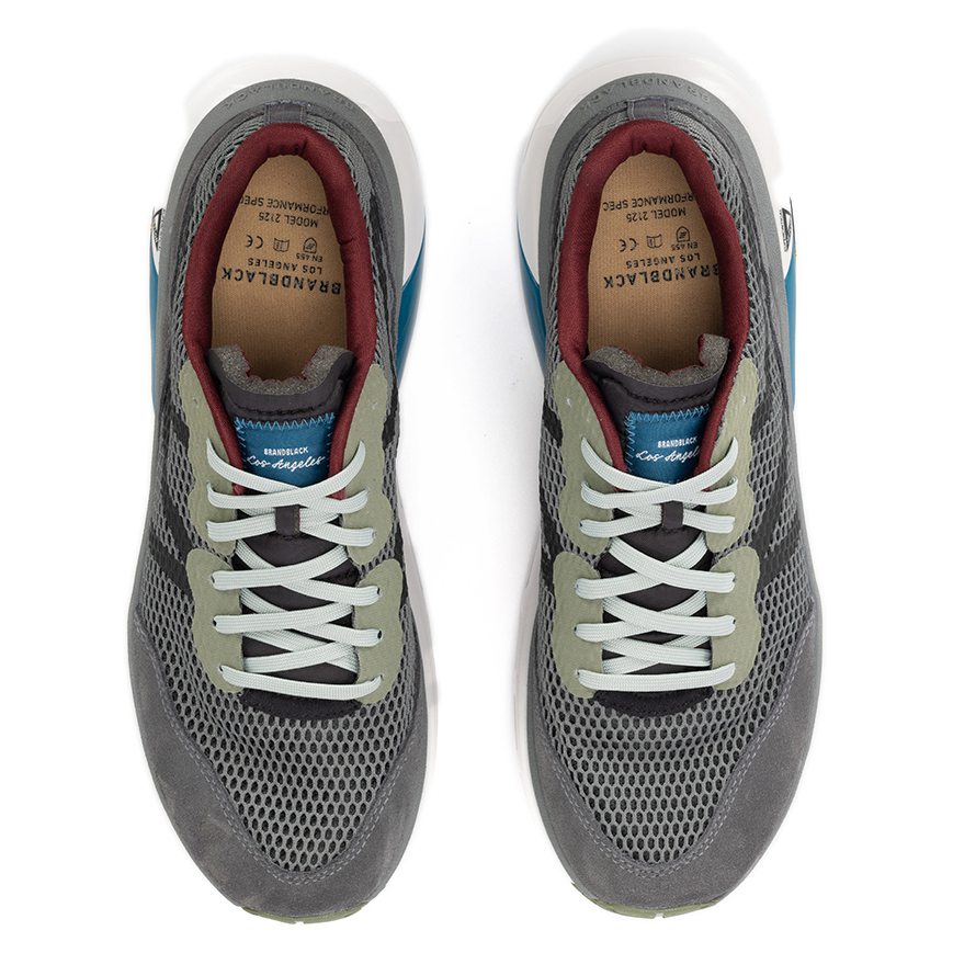 Specter Brandblack Specter X 2.0 Sneaker - Charcoal Grey Olive Blue