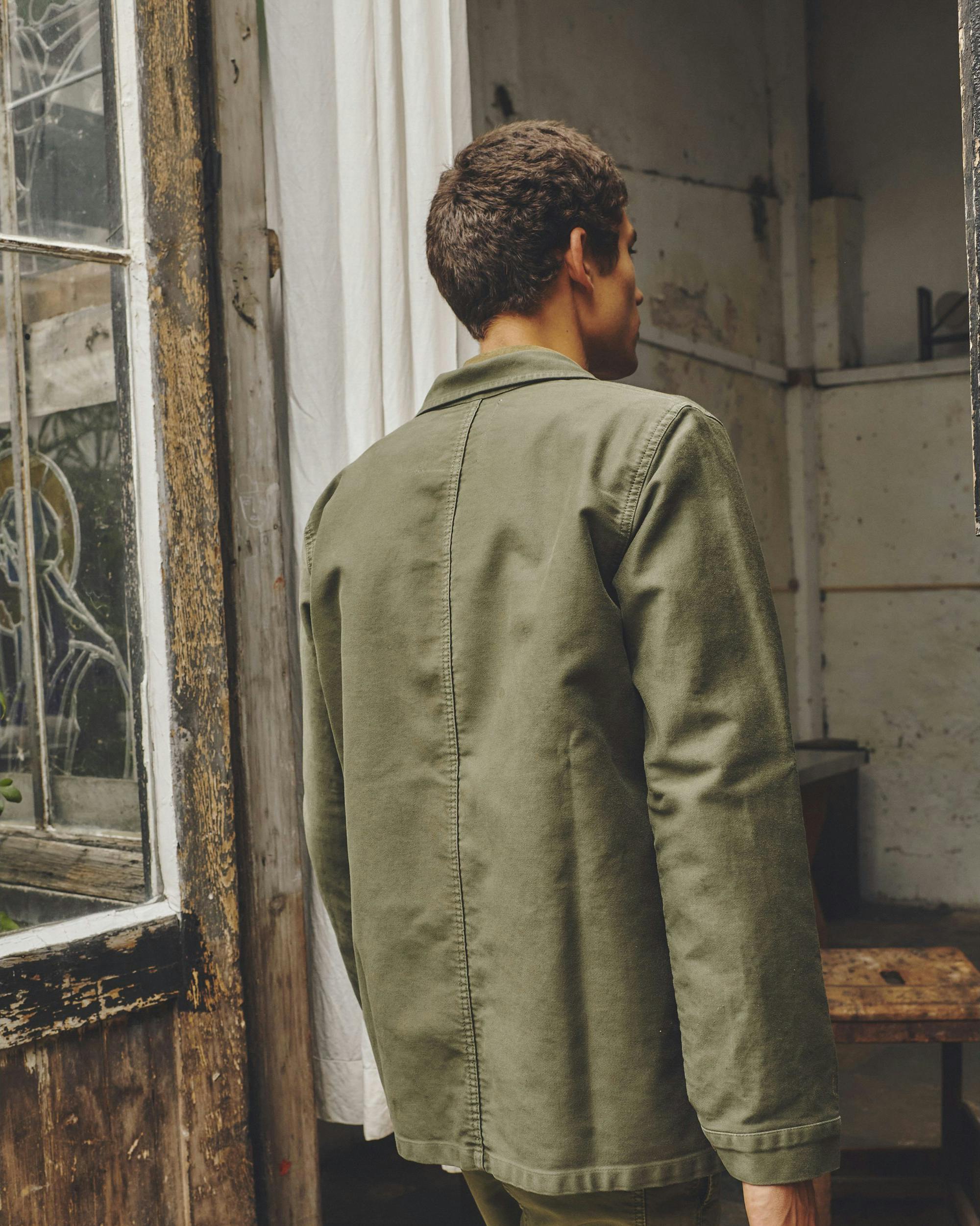 French Chore Coat Saint Michel Jacket French Moleskin Work Jacket