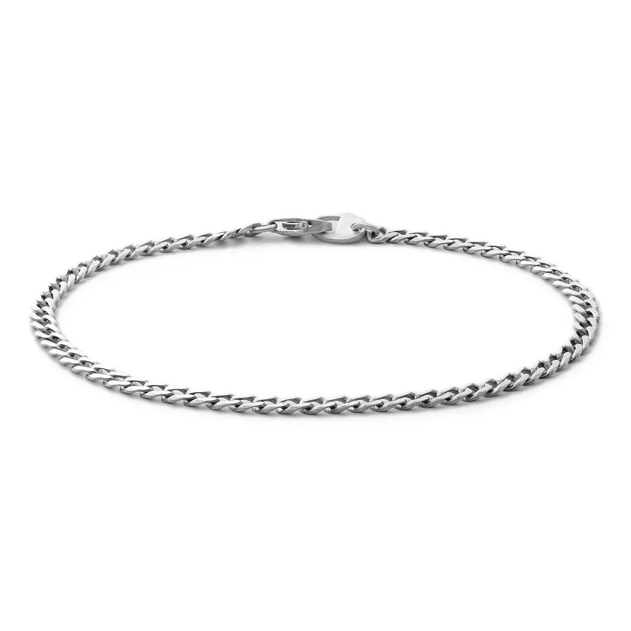 Miansai Annex Cuban Chain Bracelet II - Sterling Silver, Matte