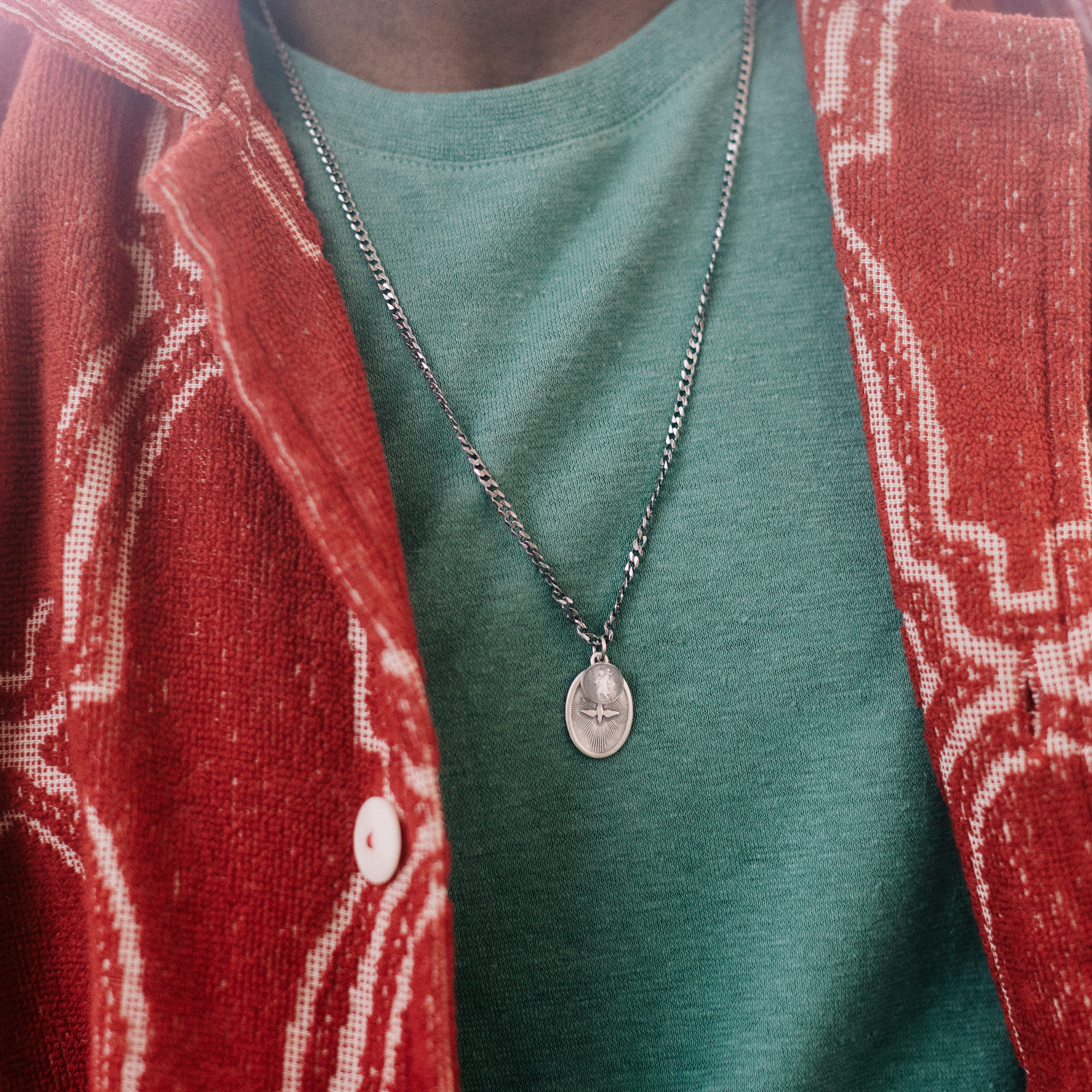 Miansai Dove Pendant Necklace - Sterling Silver, Oxidized | Style