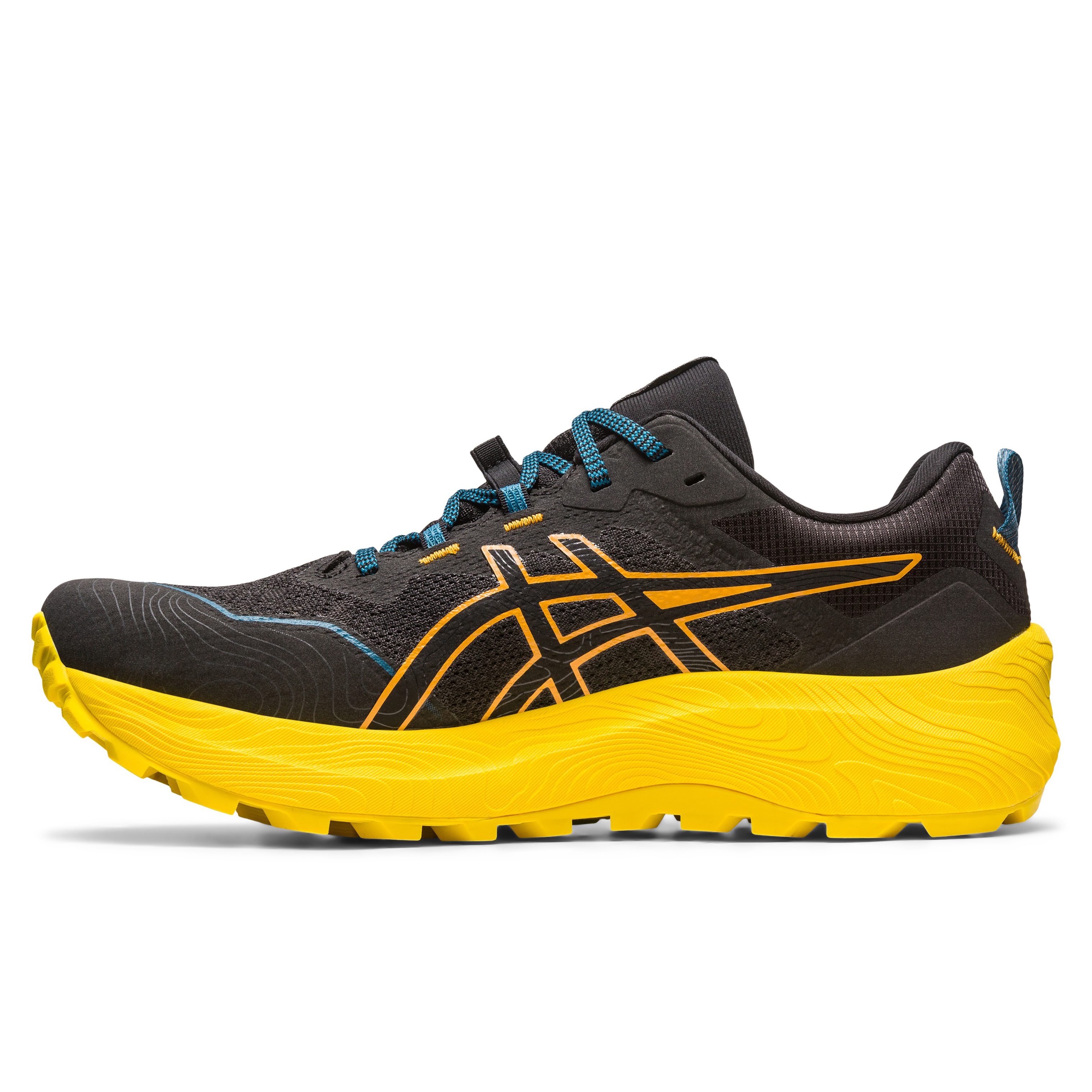 Asics Gel Trabuco 11 Trail Running Shoe - Black/Sandstorm