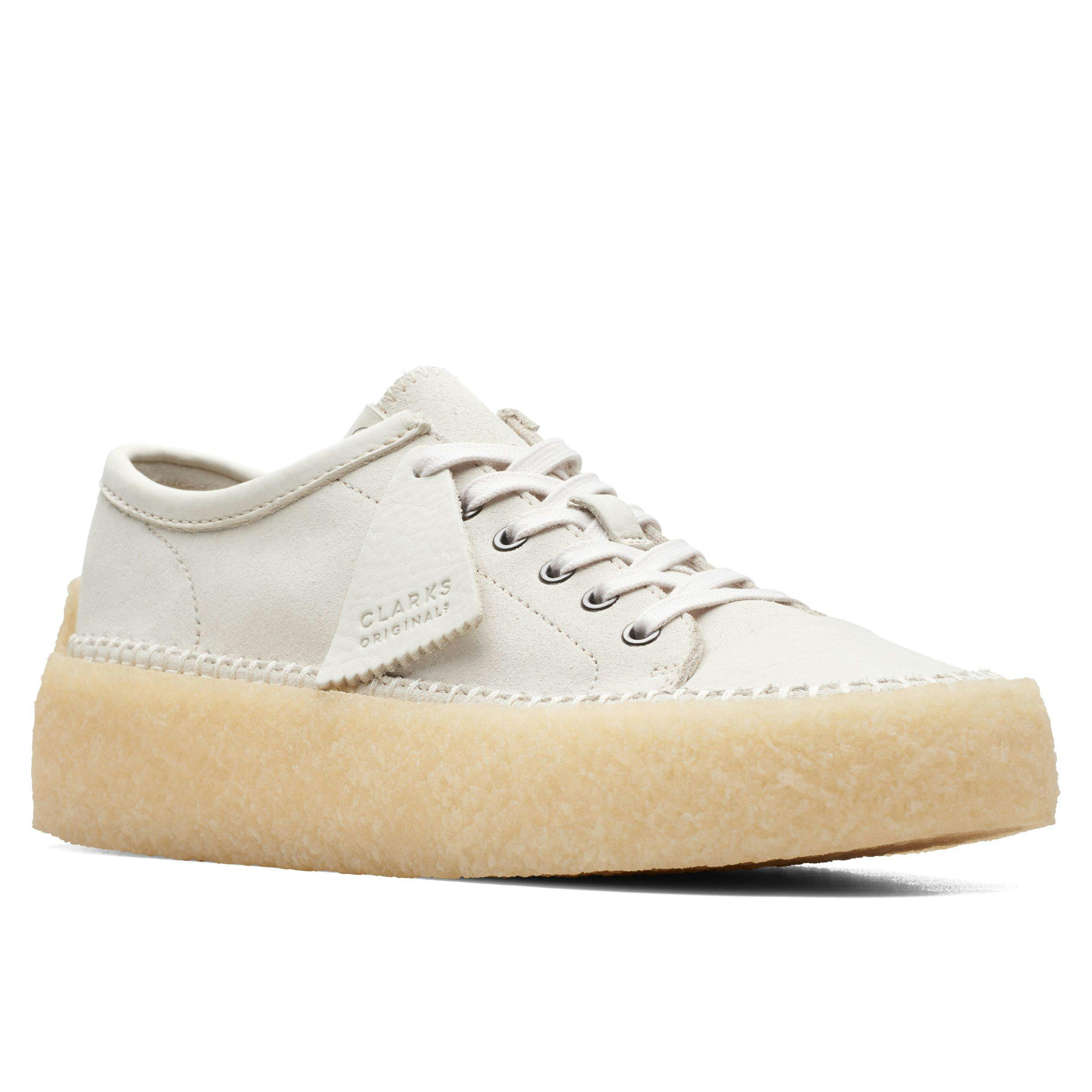 Clarks Low White Combi Sneaker - White | Premium Sneakers | Huckberry