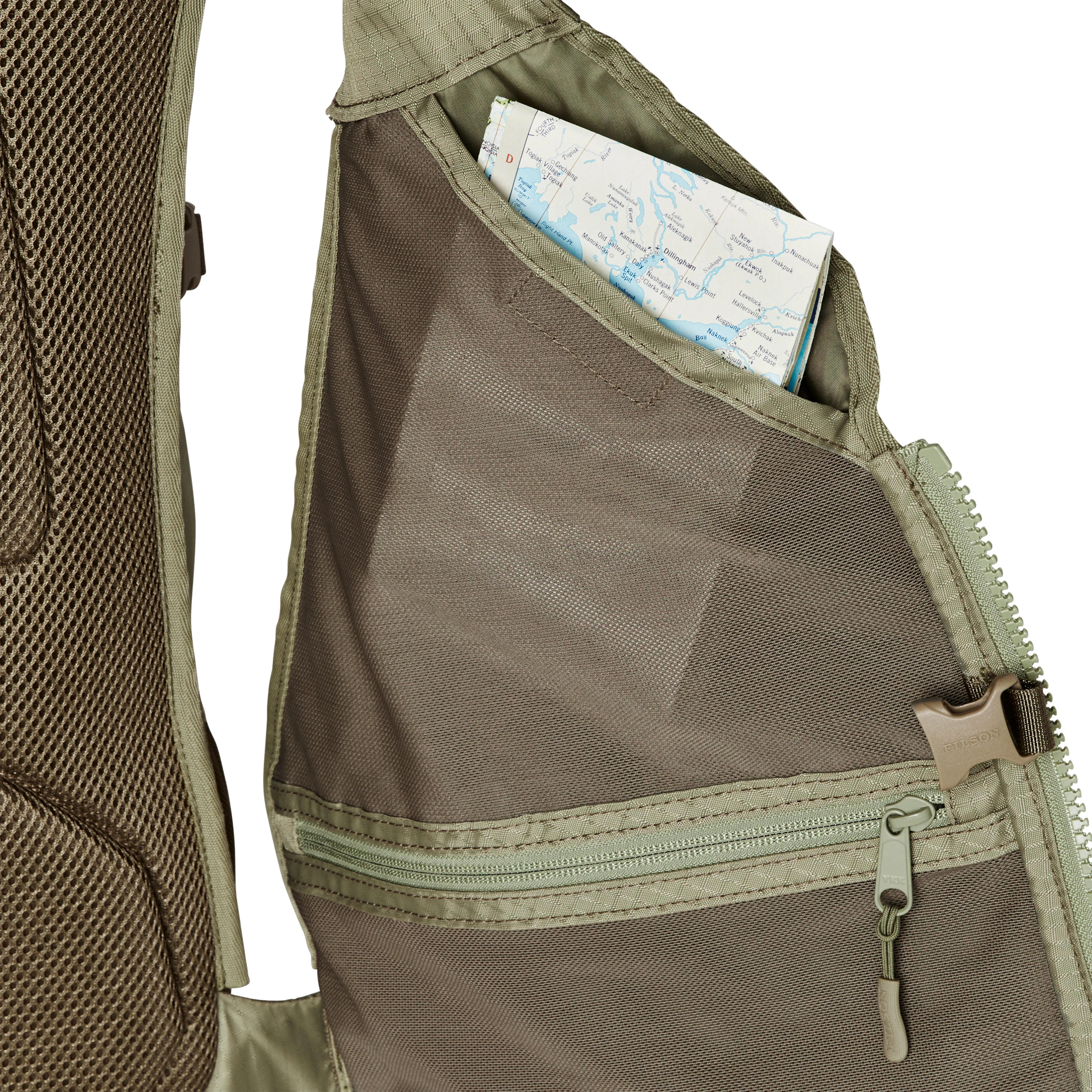 Filson Fishing Guide Vest Backpack - Vintage Olive | Backpacks