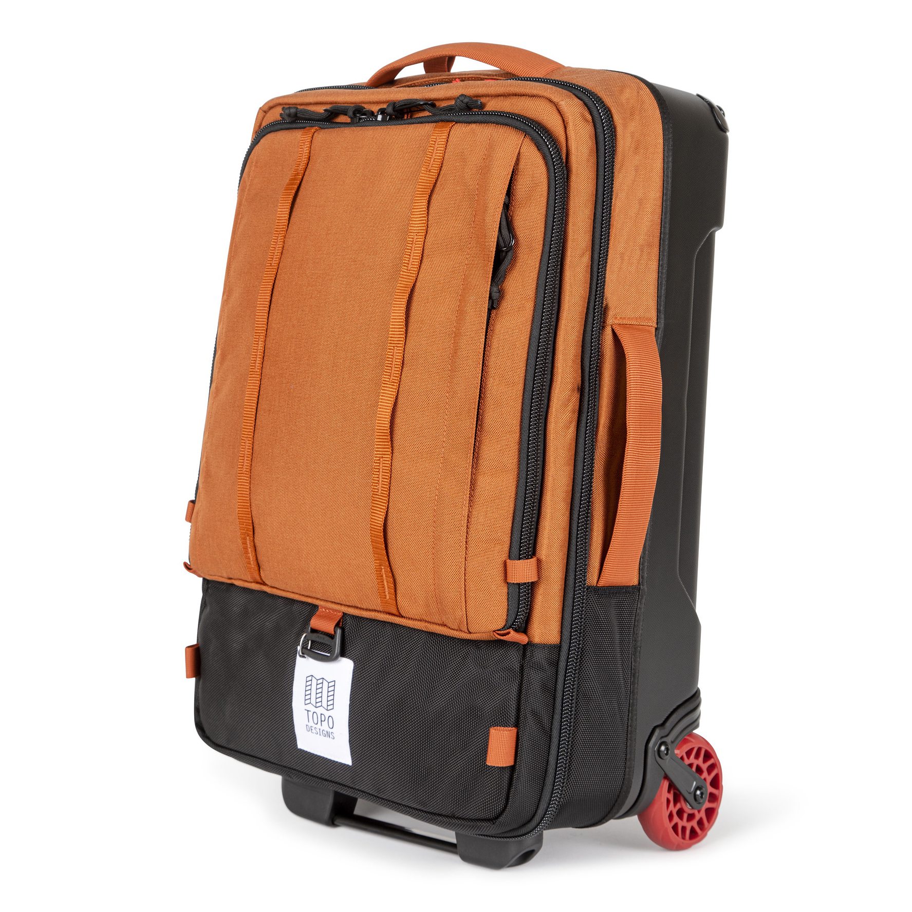 Topo Designs Global Travel Bag Rolling Luggage 44L Clay