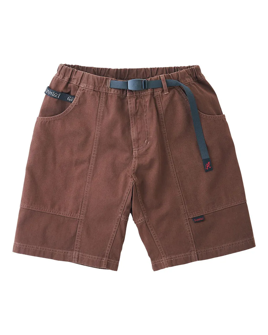 gramicci tobacco Straight Fit Pant The model is 510 and wears a medium size. Loose Tapered Pant in Tobacco