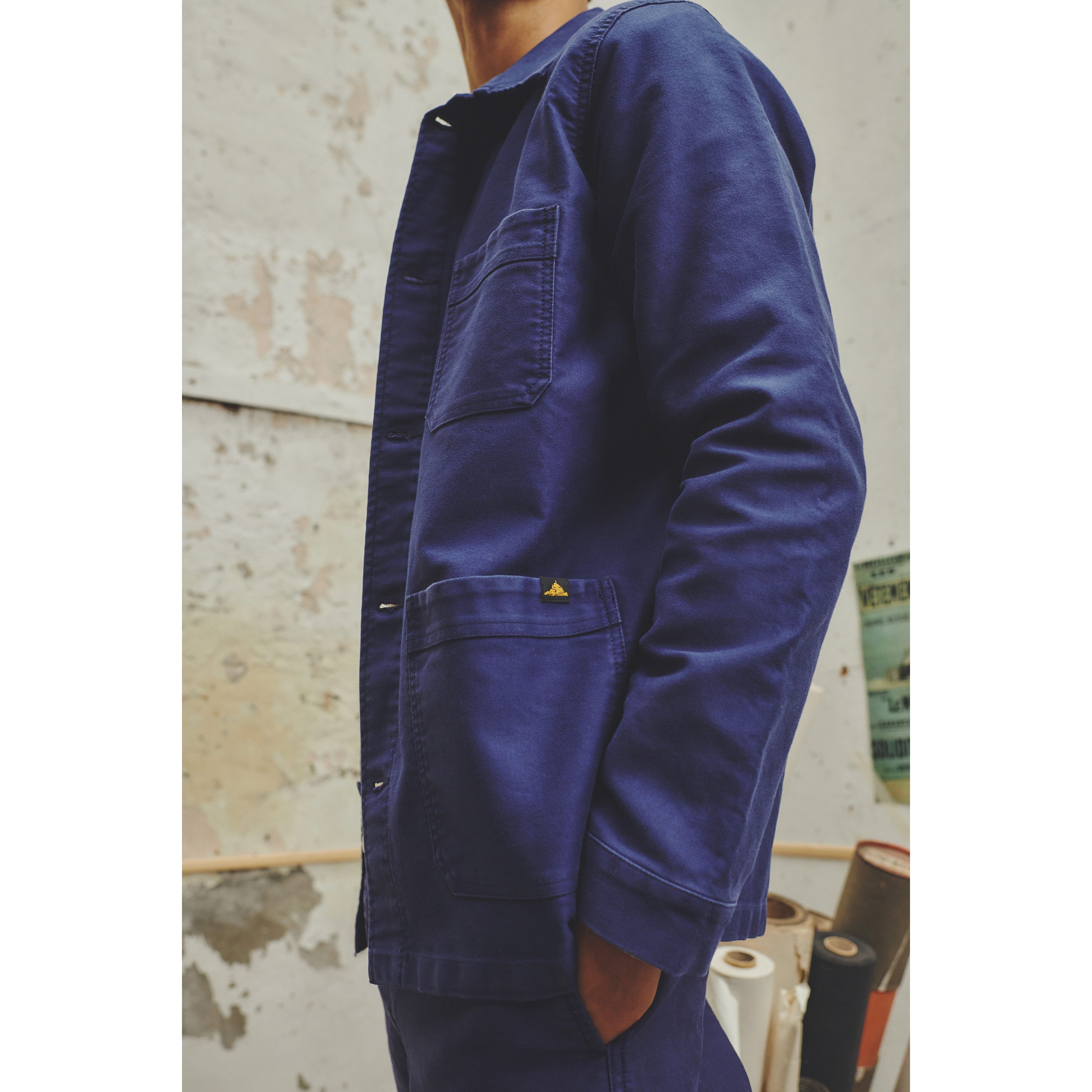 ジャケット・アウター 40's~ LE MONT ST MICHEL French Work JKT Le Mont St Michel French Moleskin Work Jacket - Forest