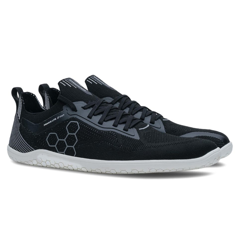 Vivobarefoot Primus Lite Knit Sneaker - Obsidian | All Train