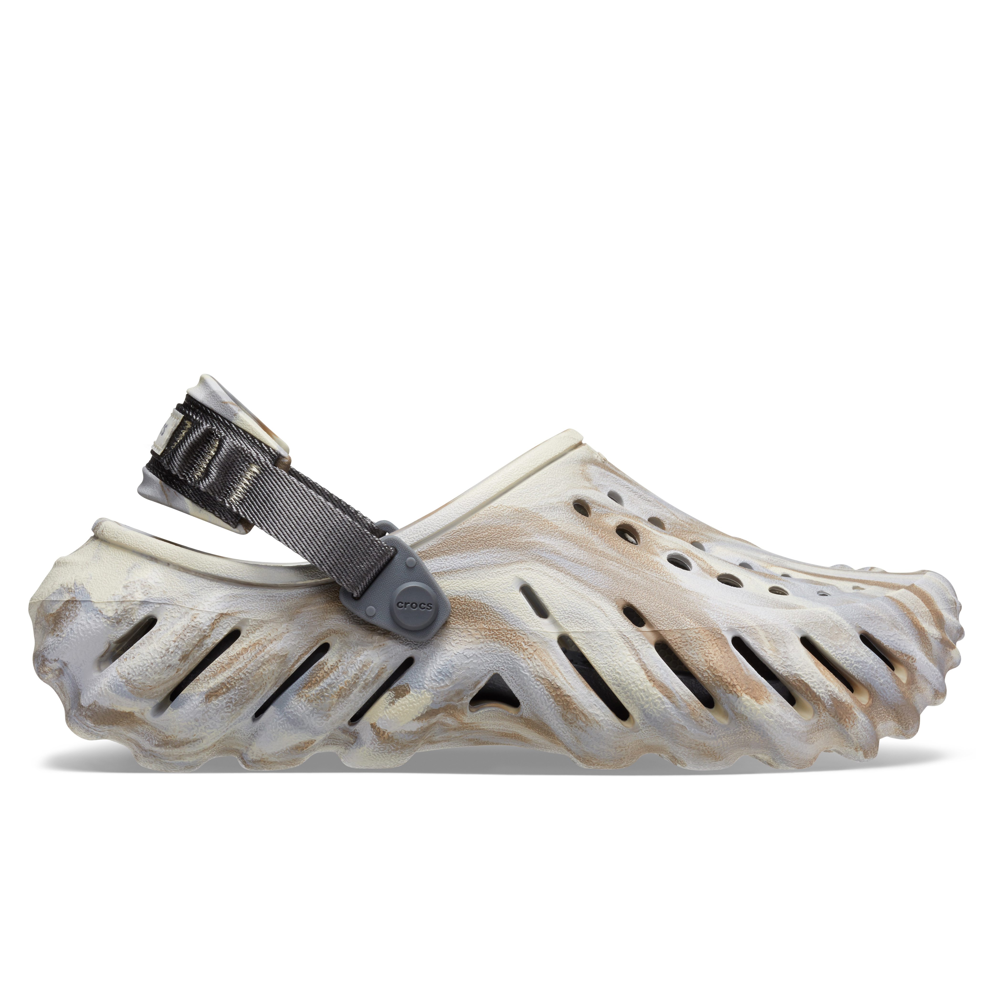 Crocs Echo Clog in Marble - Bone/Multi | Sandals | Huckberry
