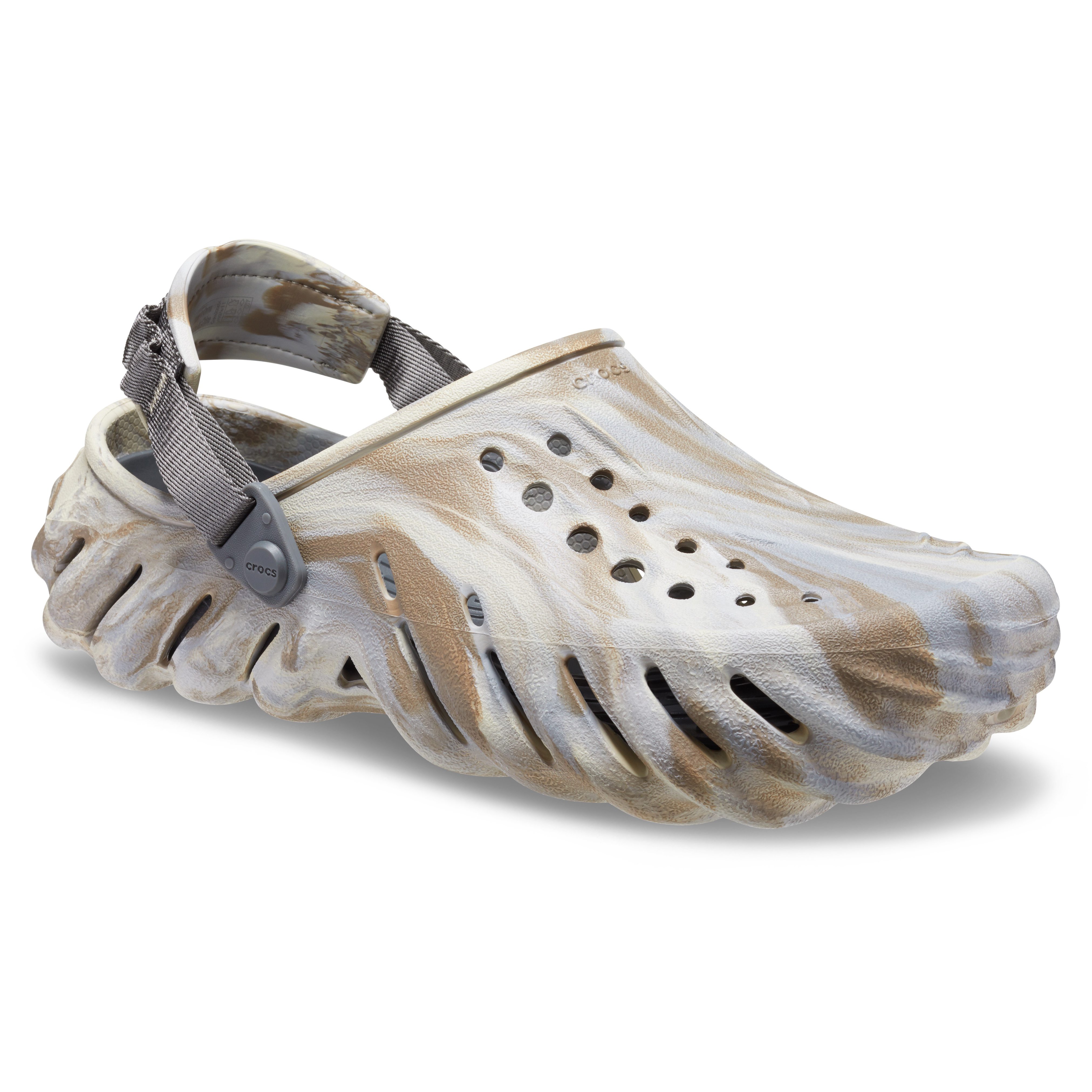 Crocs Echo Clog in Marble - Bone/Multi | Sandals | Huckberry