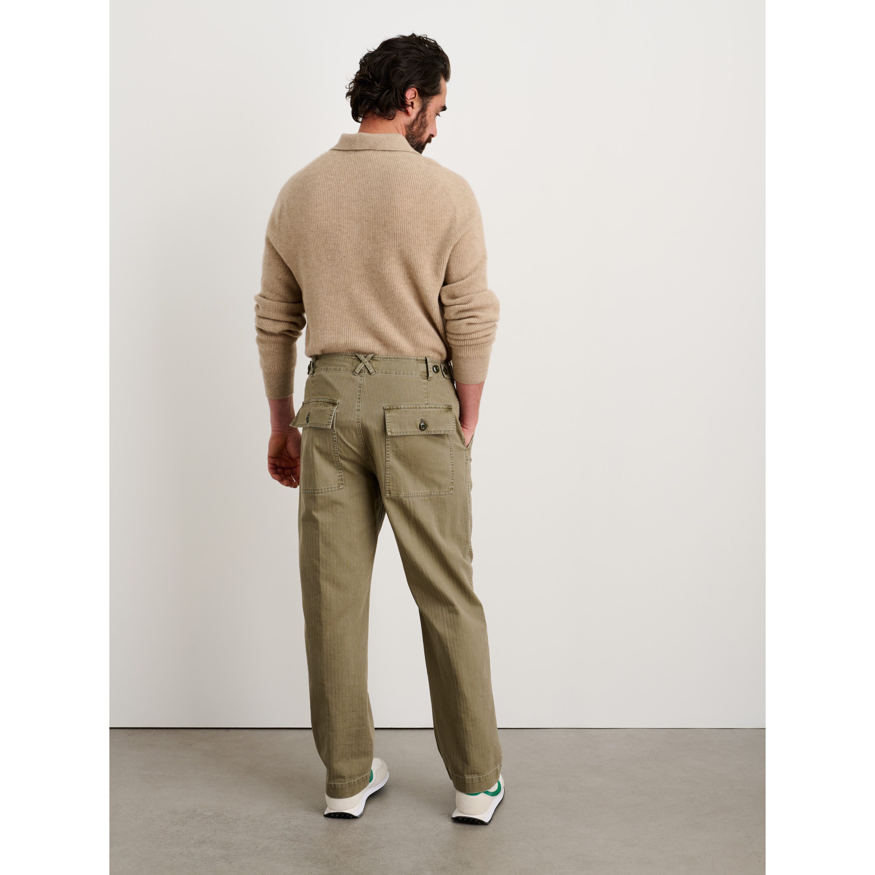 【COLOR iN ID】Vintage Summer Herringbone Pants Men Wool Blend Herringbone Pants Retro Tweed Straight Leg
