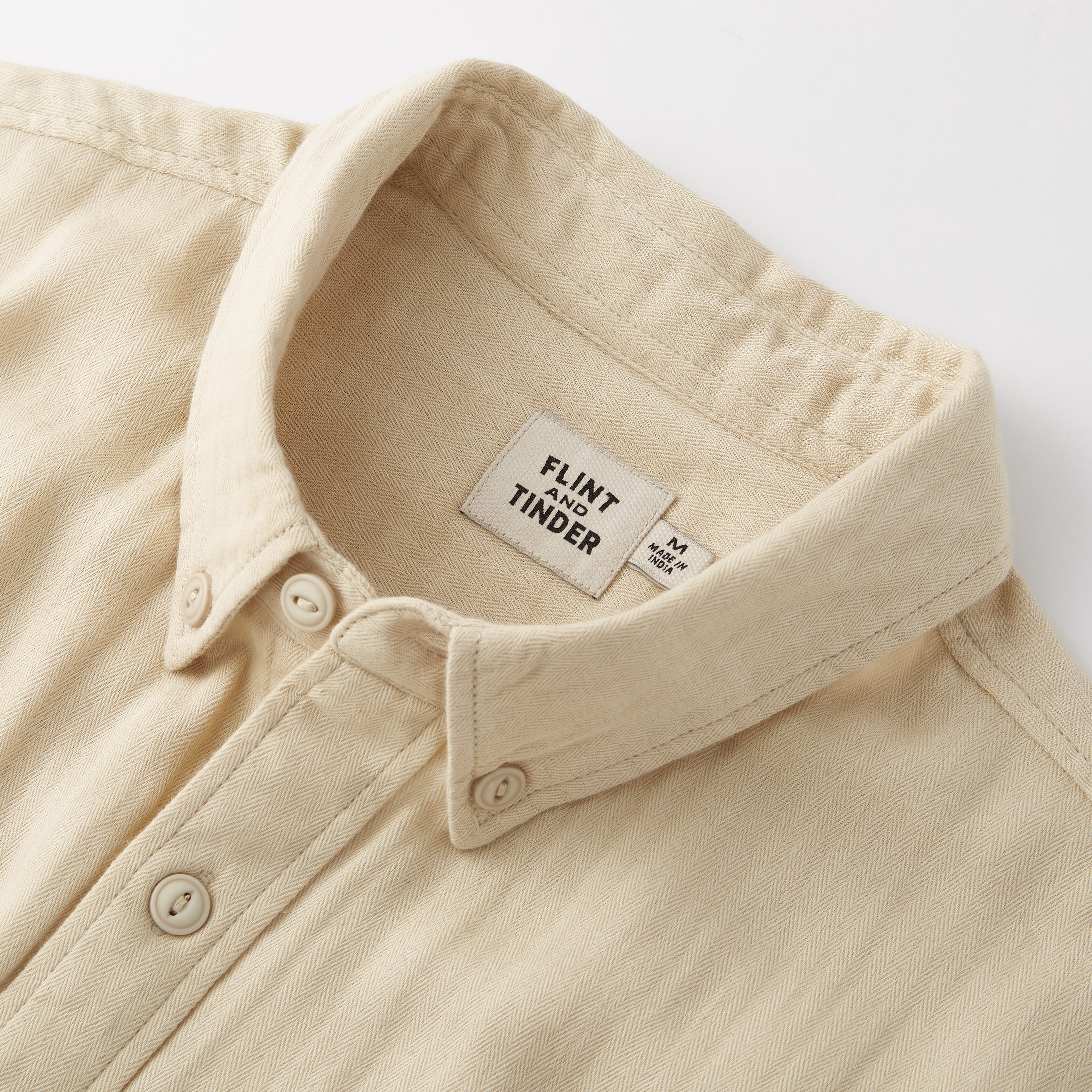 Flint and Tinder Double Gauze Shirt - Natural | Long Sleeve Shirts