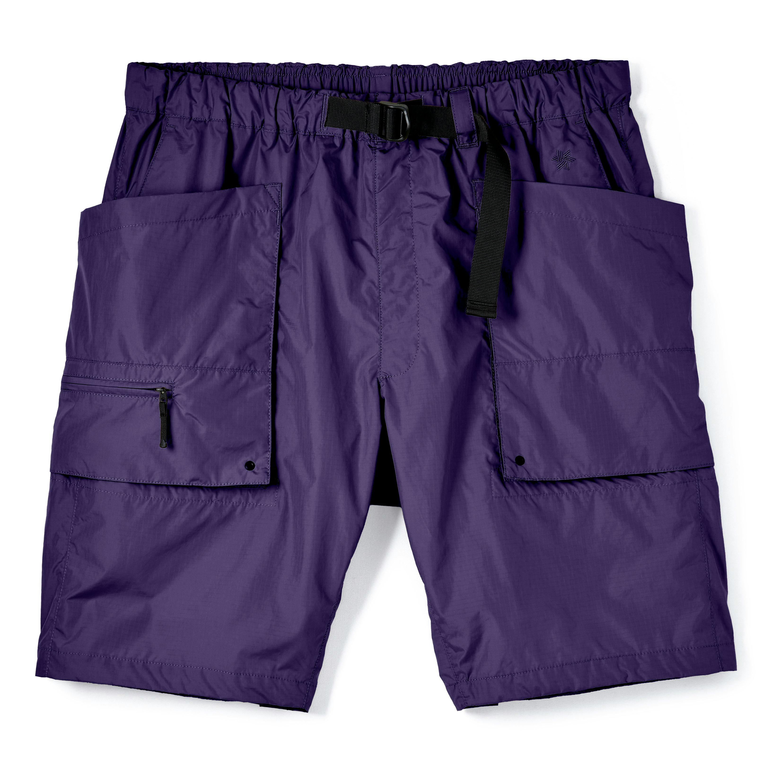Heerlijk Tien mouw Goldwin Ripstop Cargo Shorts - Purple | Utility Shorts | Huckberry