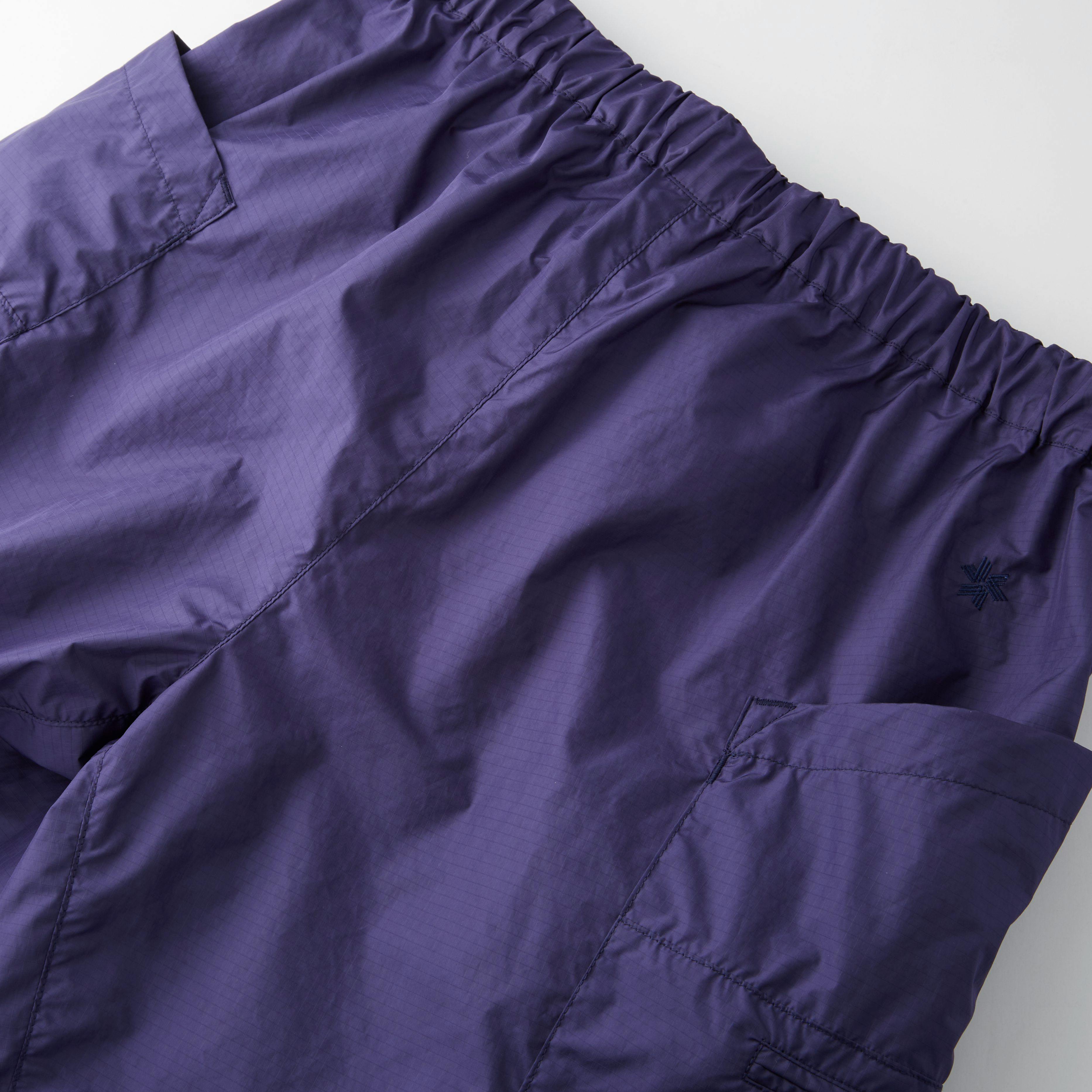 Rip Stop Cargo Shorts - Bluish Purple - Goldwin S
